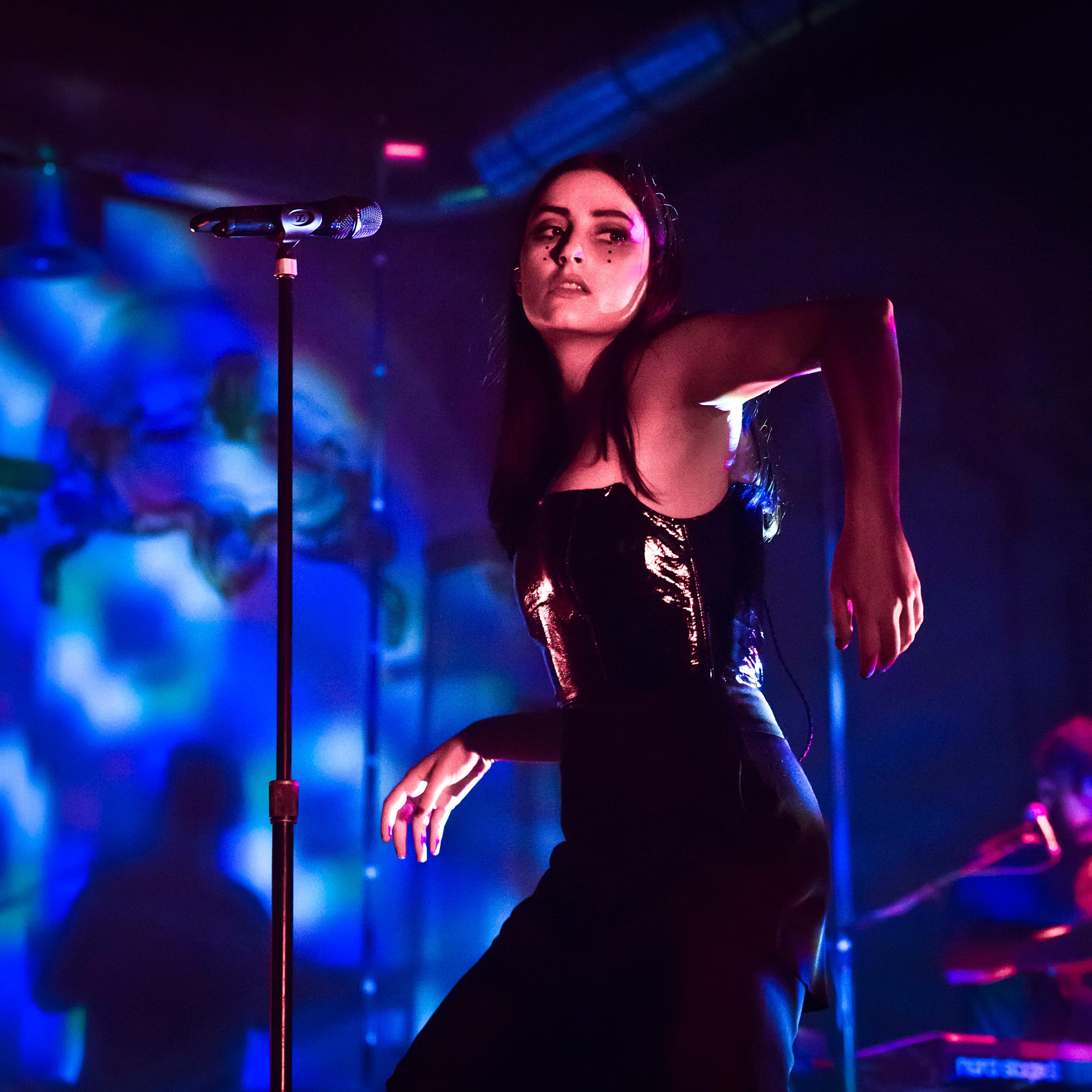 inger Jillian Banks performs live on stage during a concert at the Huxleys