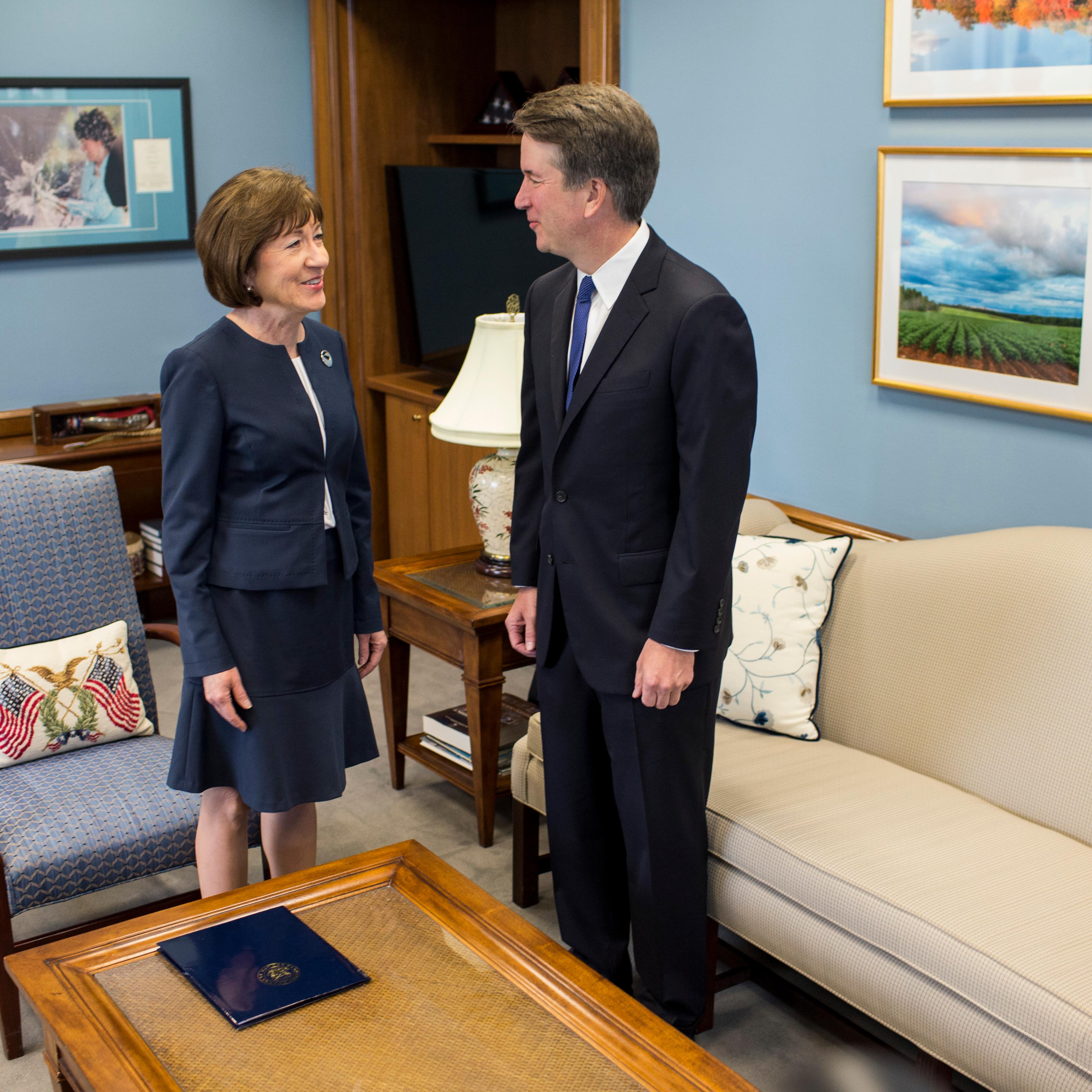 Supreme Court Nominee Brett Kavanaugh Meets With Democratic Senators On Capitol HIll