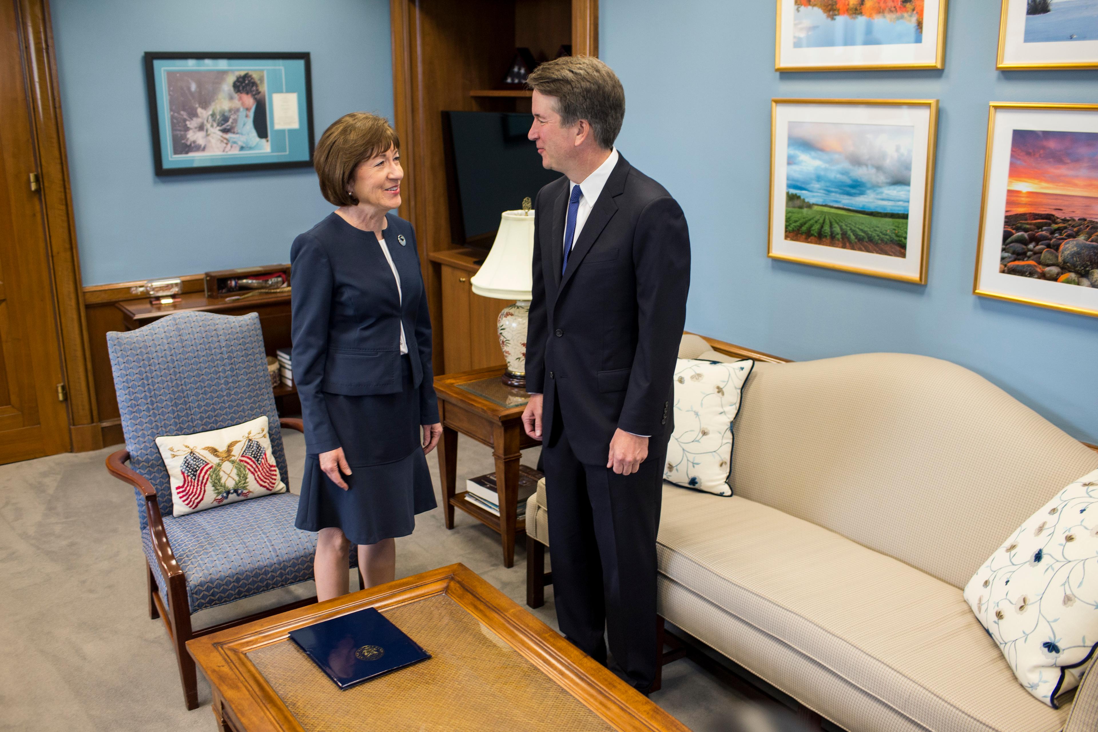 Supreme Court Nominee Brett Kavanaugh Meets With Democratic Senators On Capitol HIll