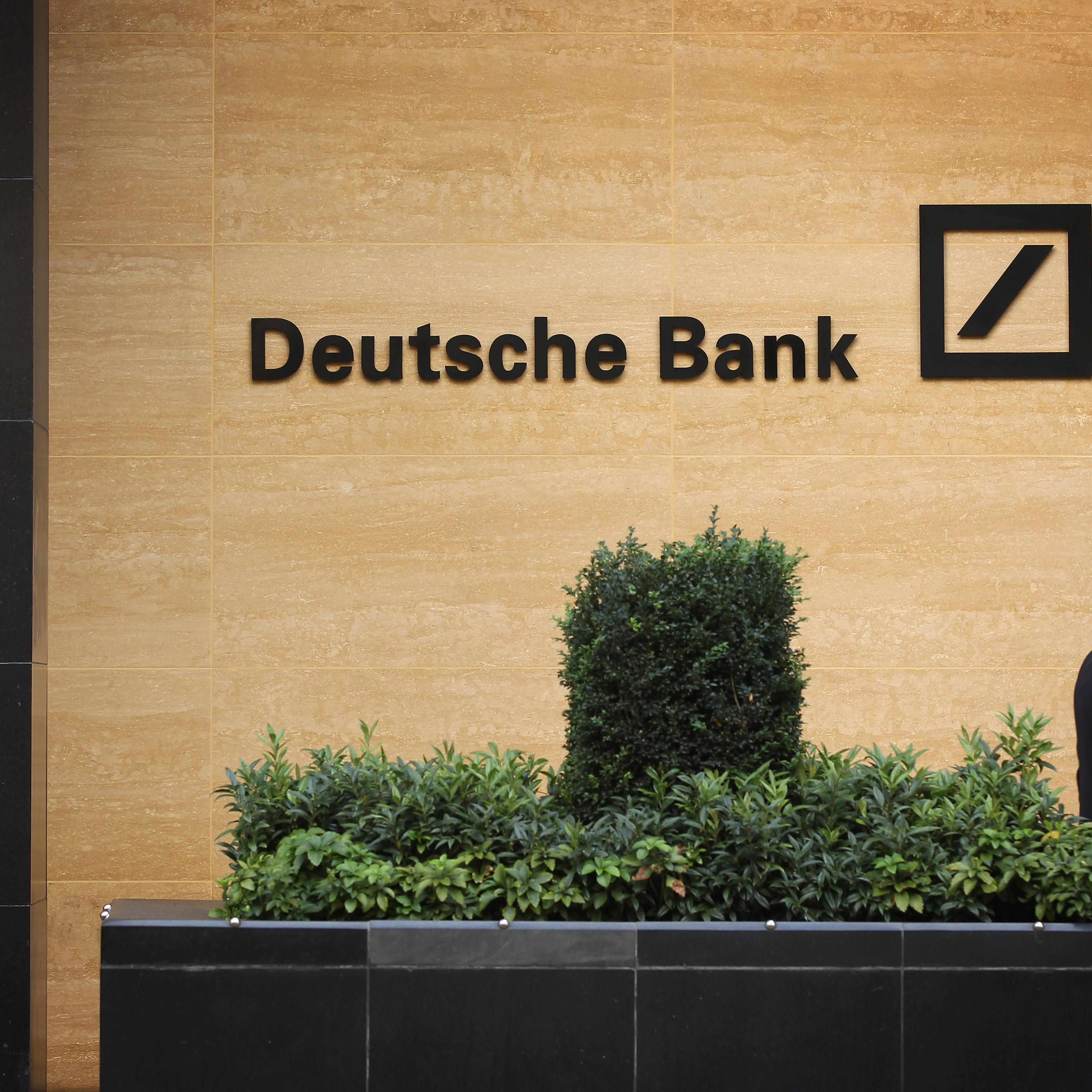 A general view of Deutsche Bank on Sept. 5, 2011 in London.