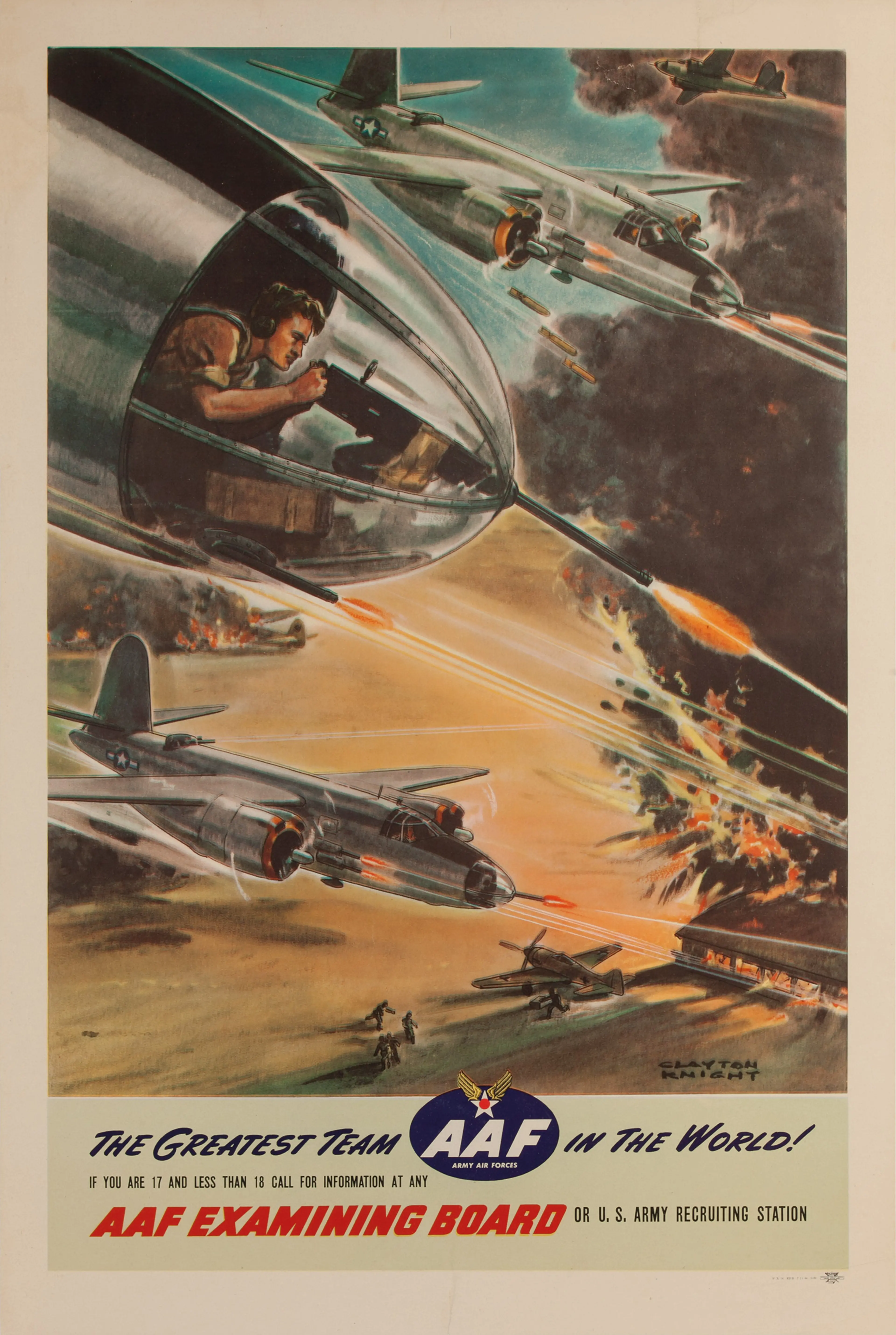 1944 WWII Army poster.
