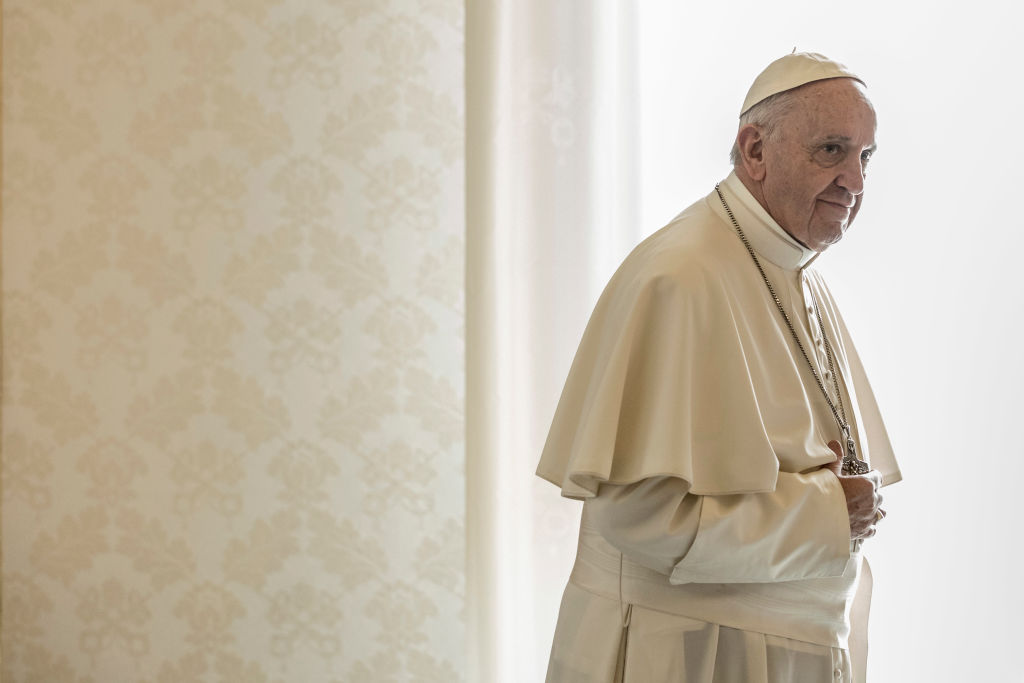 Pope Meets President of Ruanda Paul Kagame
