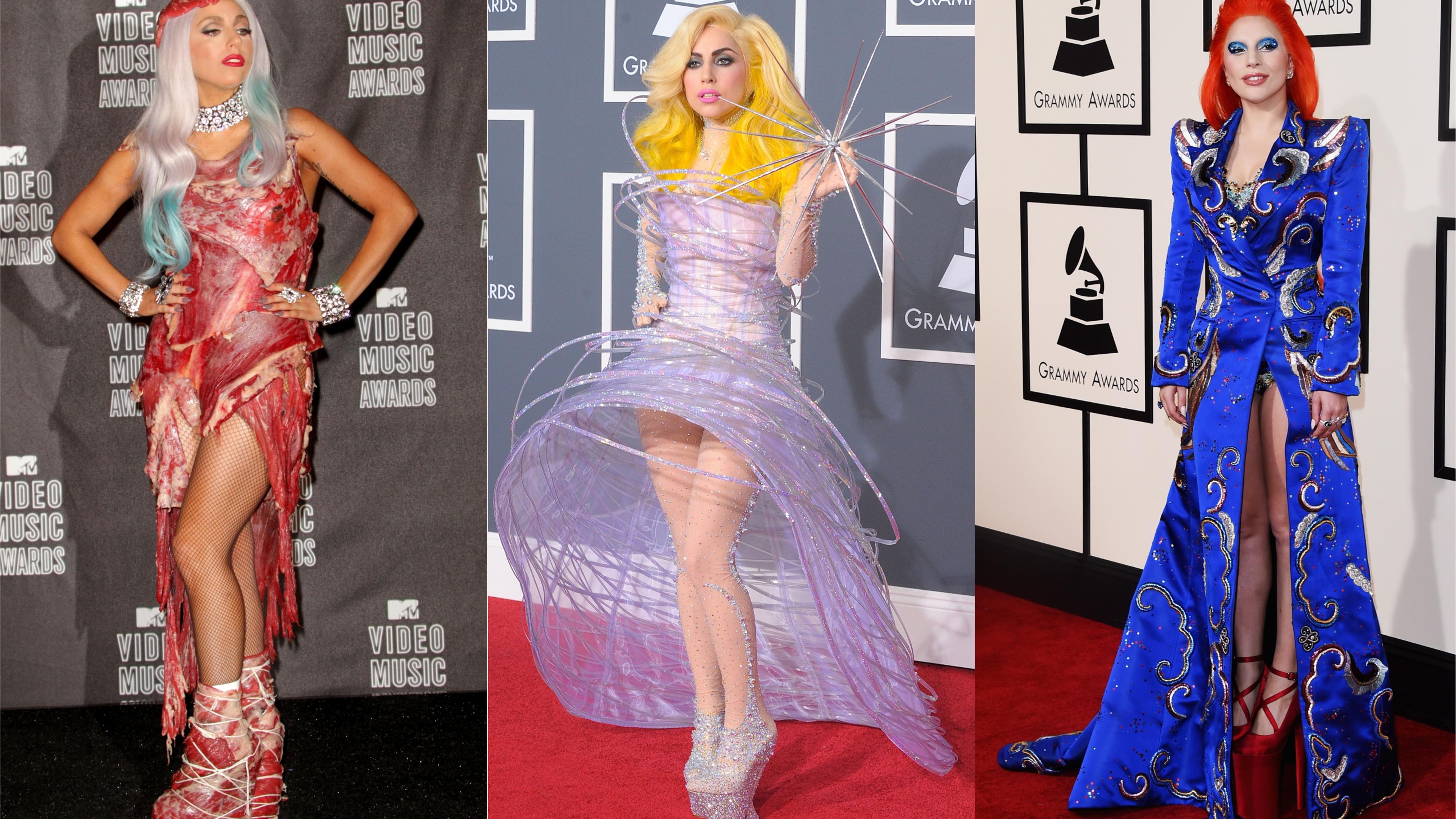 lady gaga snake dress This Just In: Lady Gaga Spotted Looking Completely, Utterly Normal