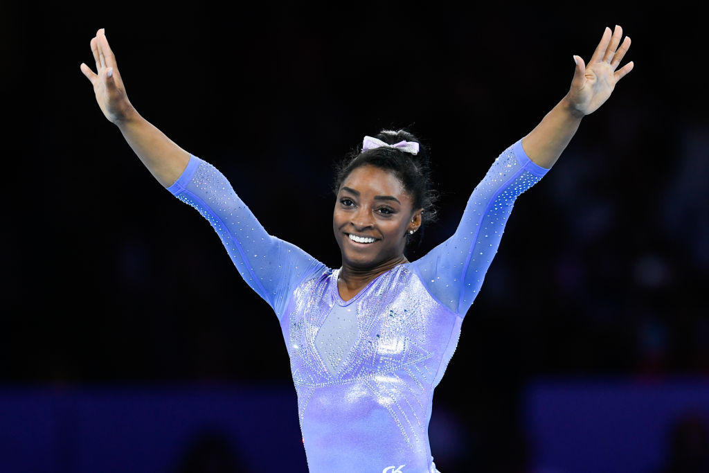Simone Biles New Vault Practice 2020
