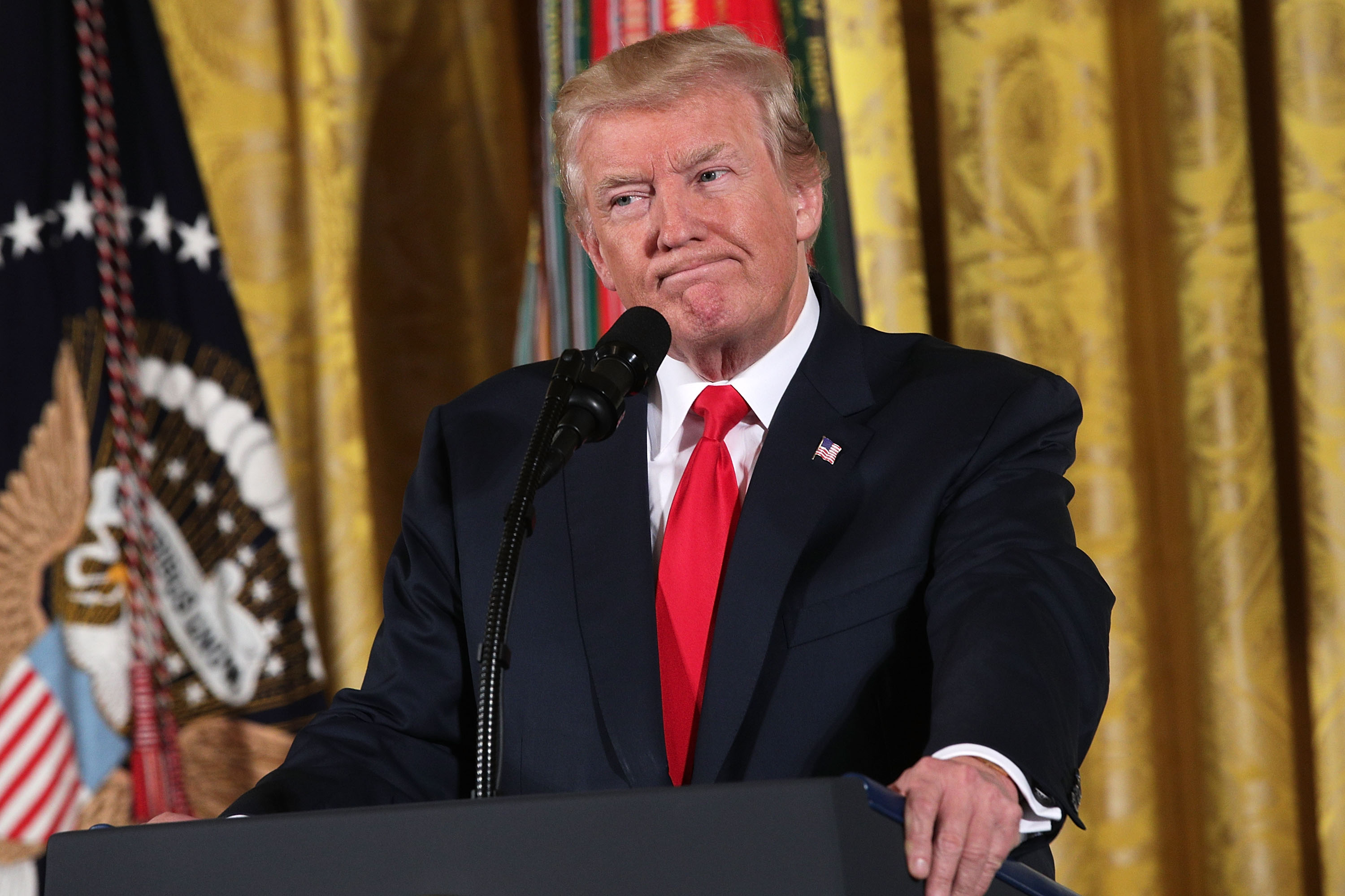 Donald Trump Awards Medal Of Honor To Vietnam War Veteran James C. McCloughan