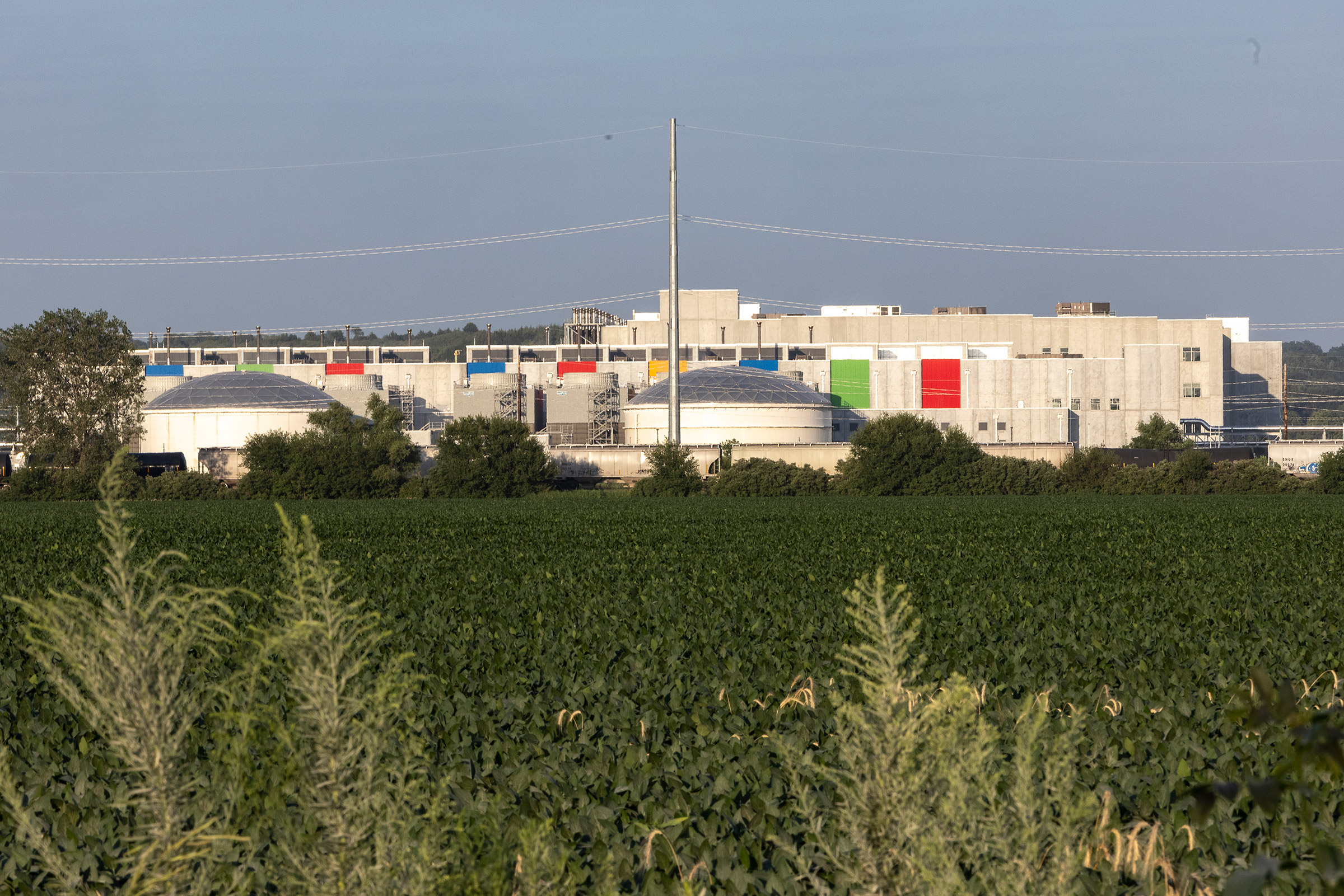 A Google server farm in Council Bluffs, IA is run by Modis Engineering . July 29, 2021. Kathryn Gamble for TIME
