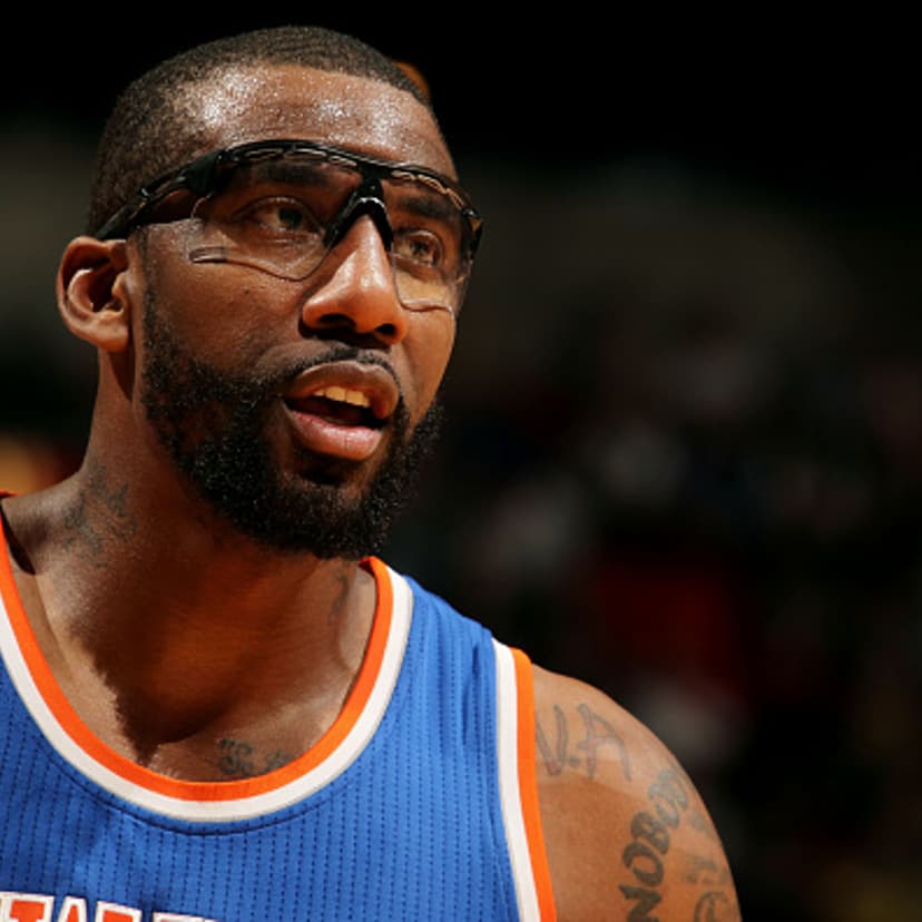 Amar'e Stoudemire stands on the court during a game against the Miami Heat at American Airlines Arena in Miami on Feb. 9, 2015