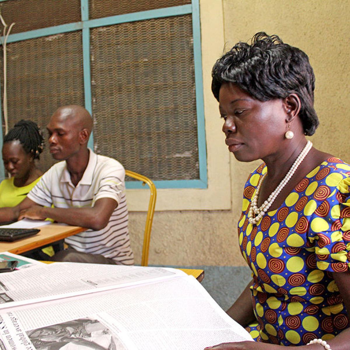 Anna Nimariano, editor of the Juba Monitor in South Sudan
