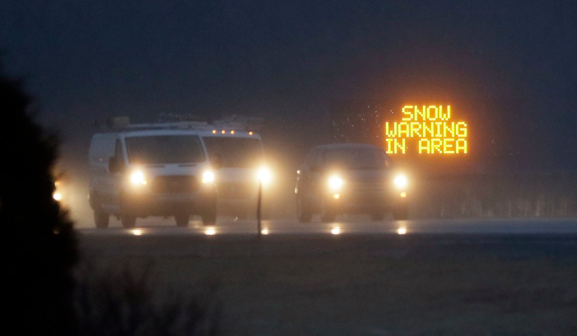 Winter Storm, Lawrence, USA - 11 Jan 2019
