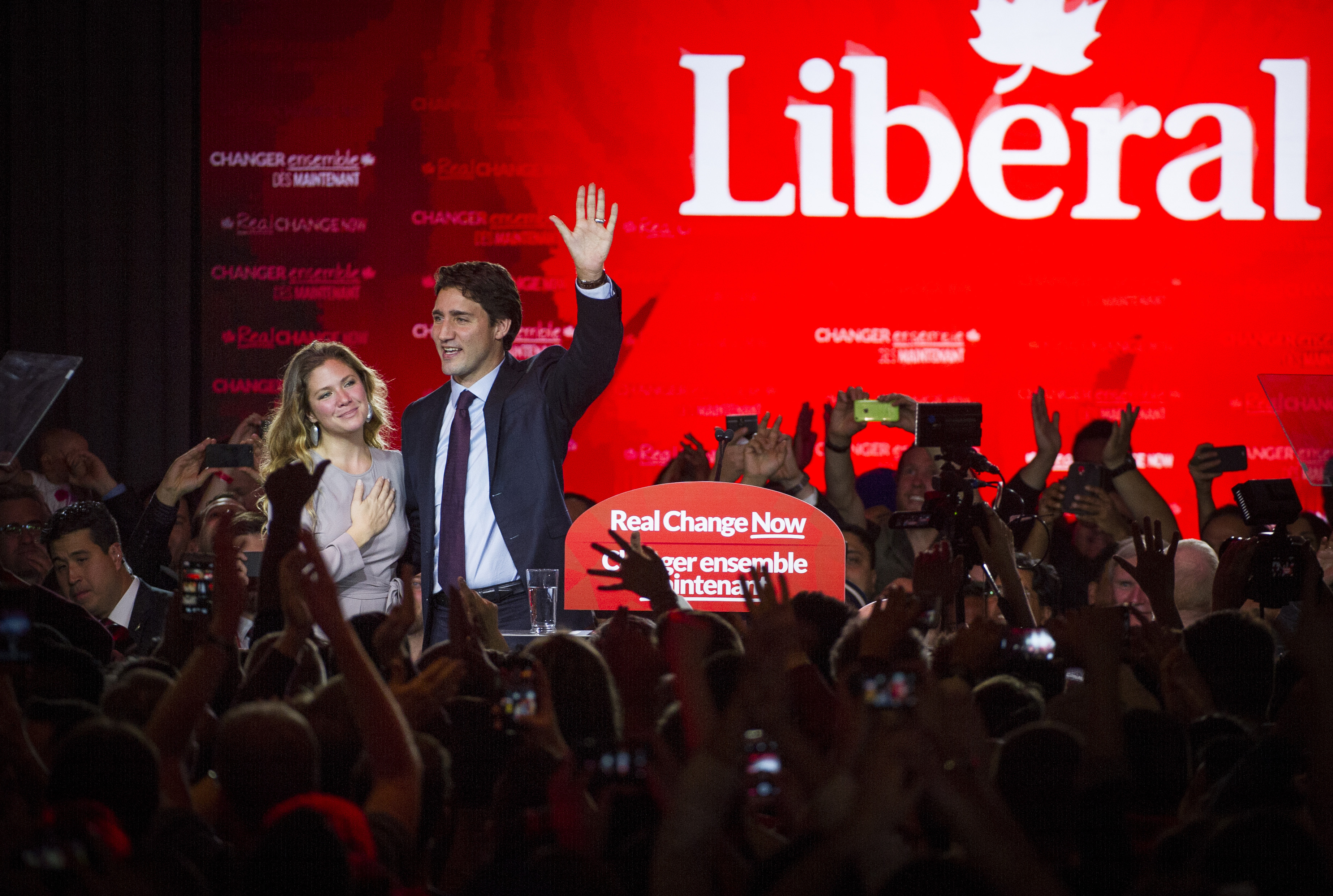 Inside The Liberal Party of Canada Leader Justin Trudeau Camp On Election Night