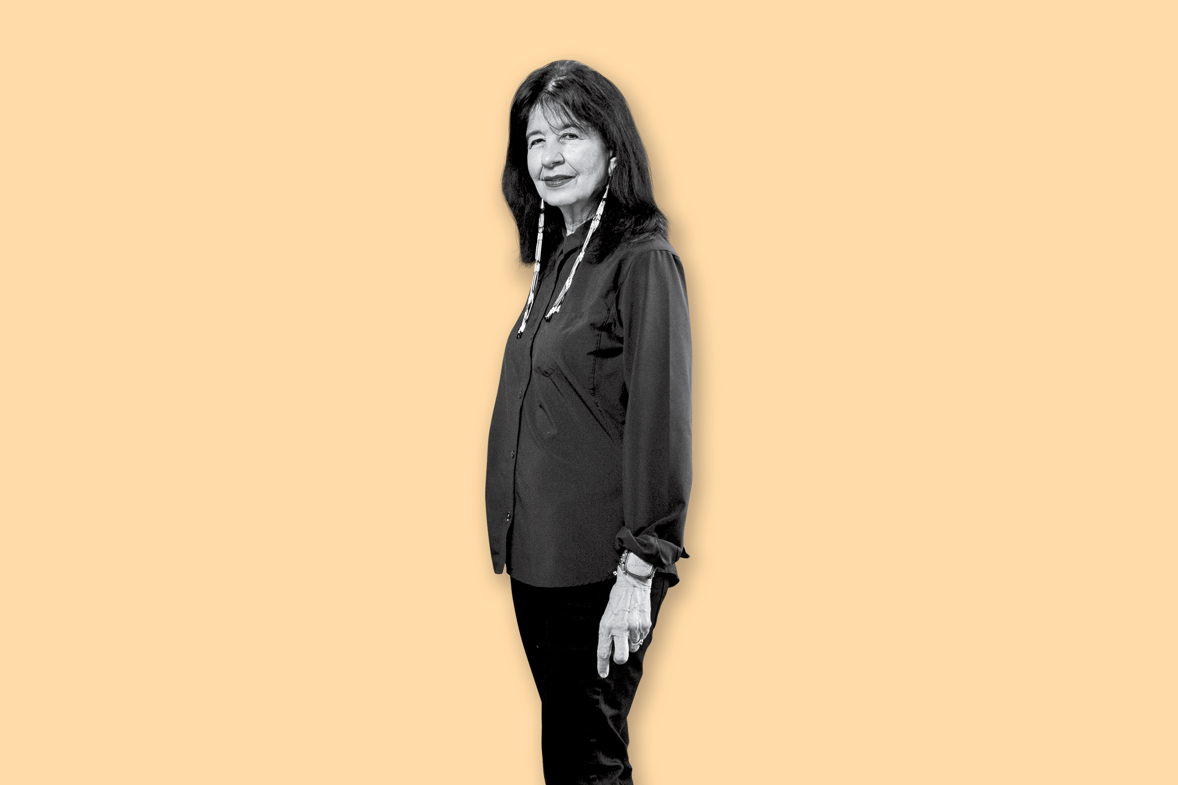 “We need something to counter the hate speech, the divisiveness, and it’s possible with poetry,” says Joy Harjo, the first Native American U.S. poet laureate.