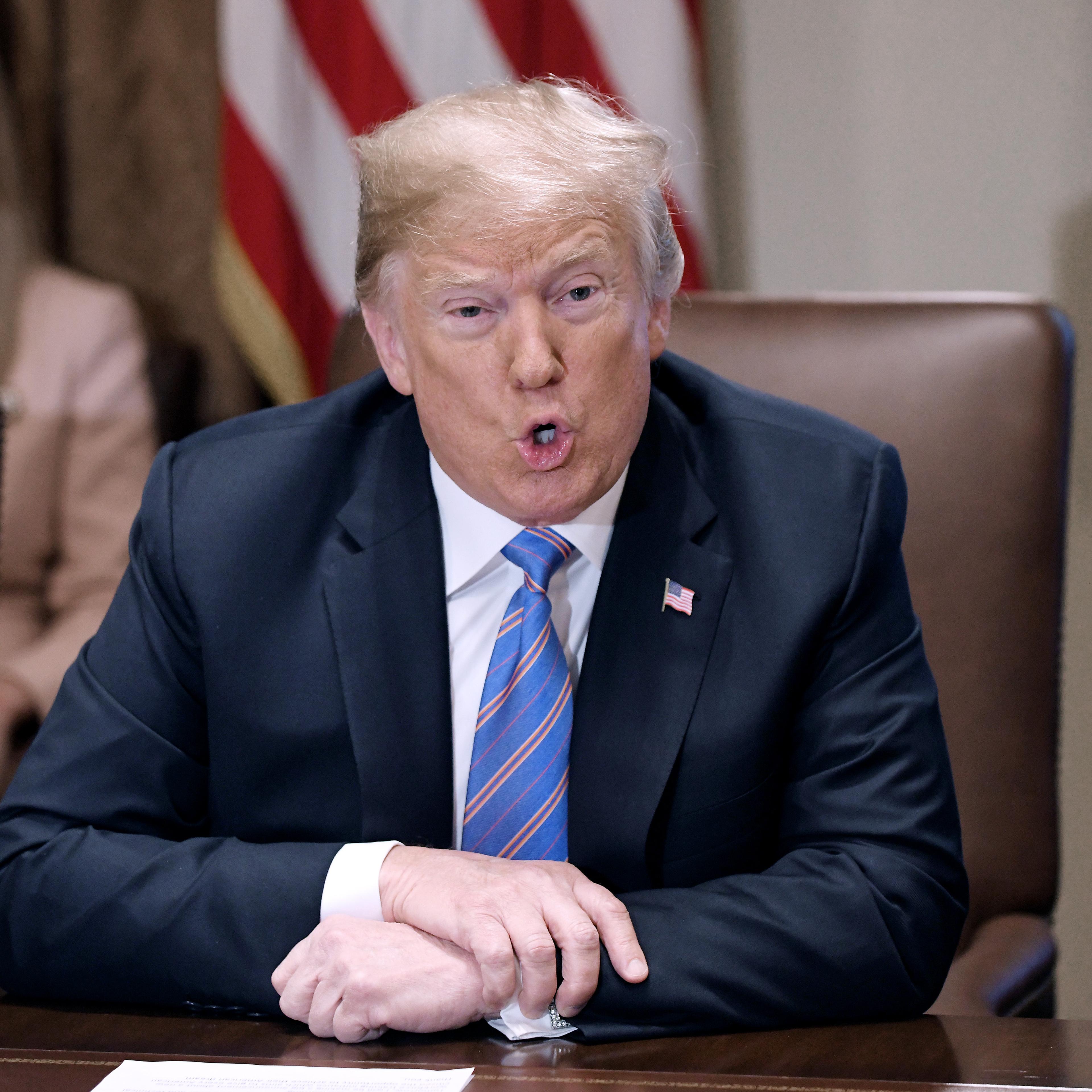President Trump Holds A Cabinet Meeting