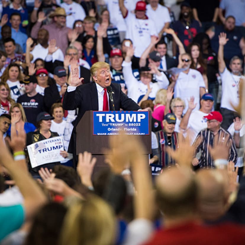 Donald Trump in Orlando, Florida.