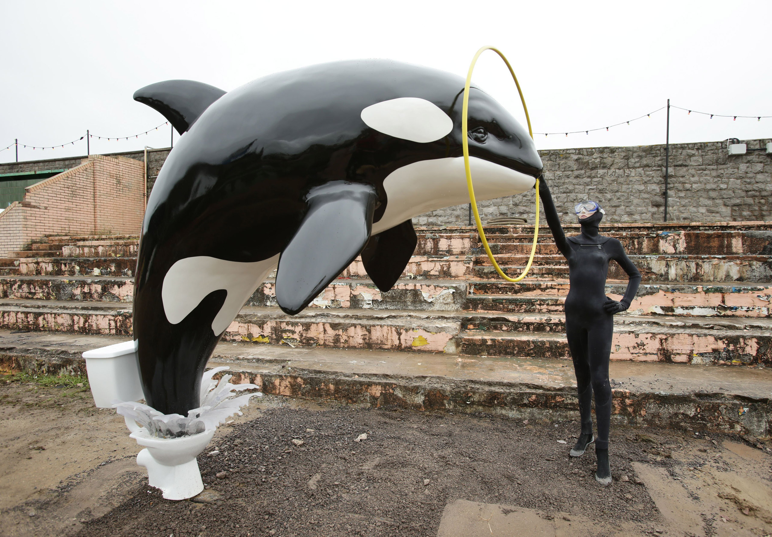 Banksy Unveils Dismaland, an Art World's Mirror Disneyland in UK