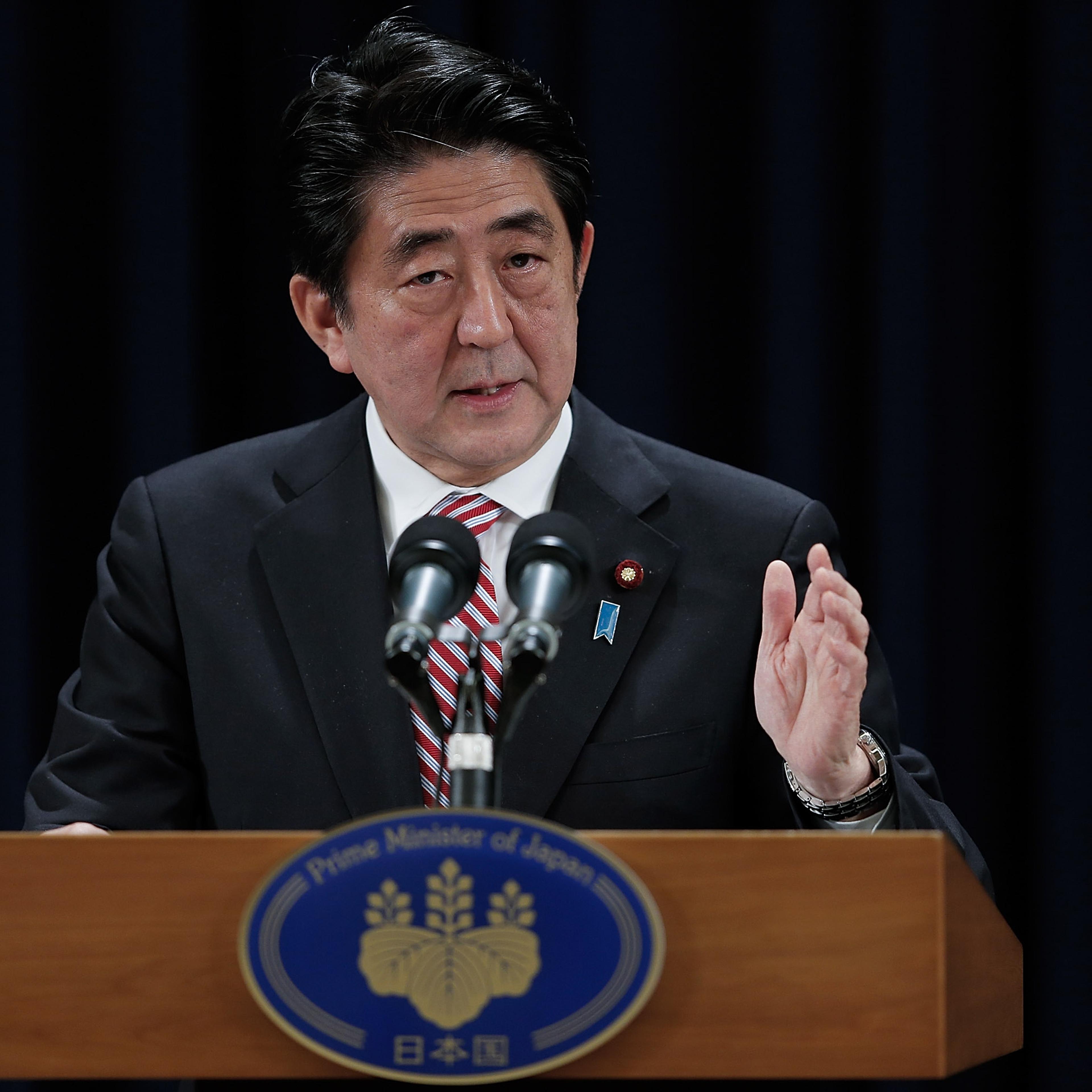 Japanese Prime Minister Shinzo Abe Press Conference
