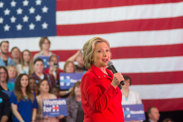 Democratic Presidential Candidate Hillary Clinton Campaigns In Reno Ahead Of State's Democratic Caucus