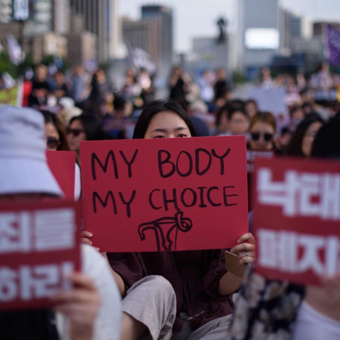 South Korea Women's Rights Abortion Protest