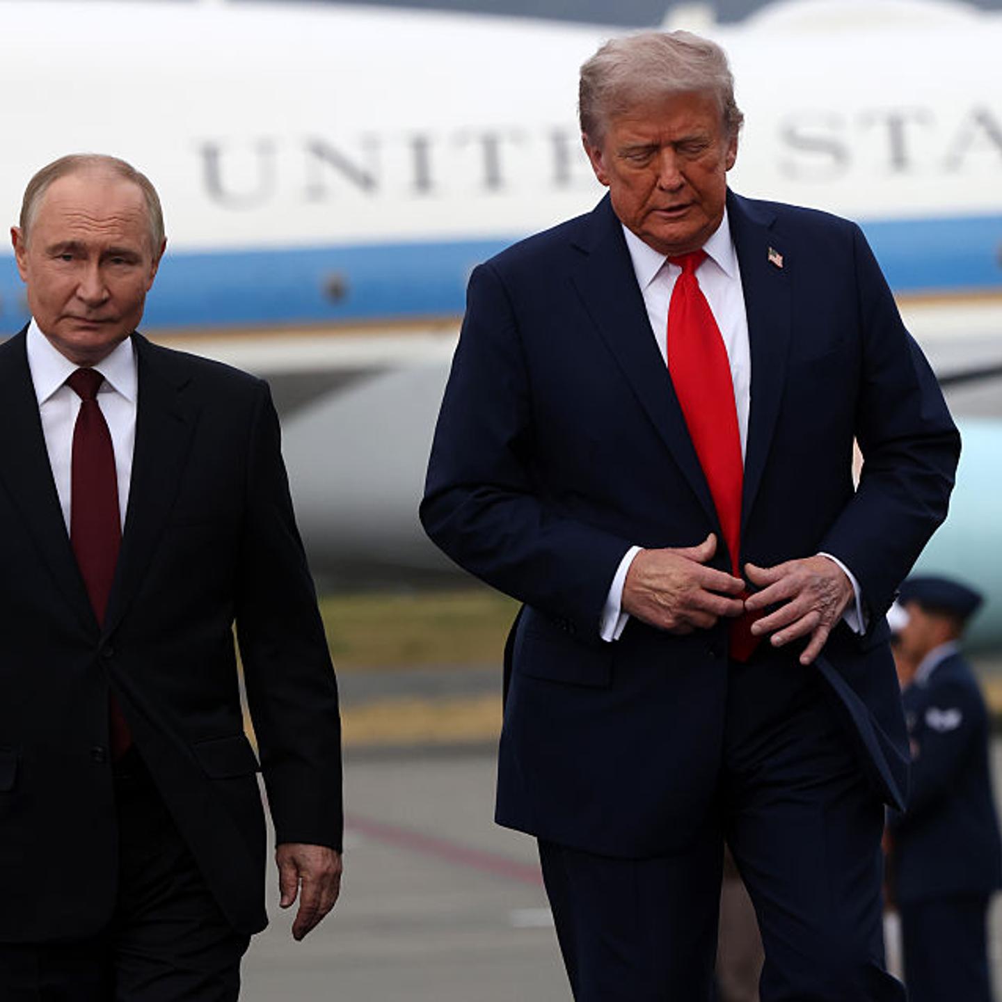 U.S. President Trump And Russian President Putin Meet On War In Ukraine At U.S. Air Base In Alaska