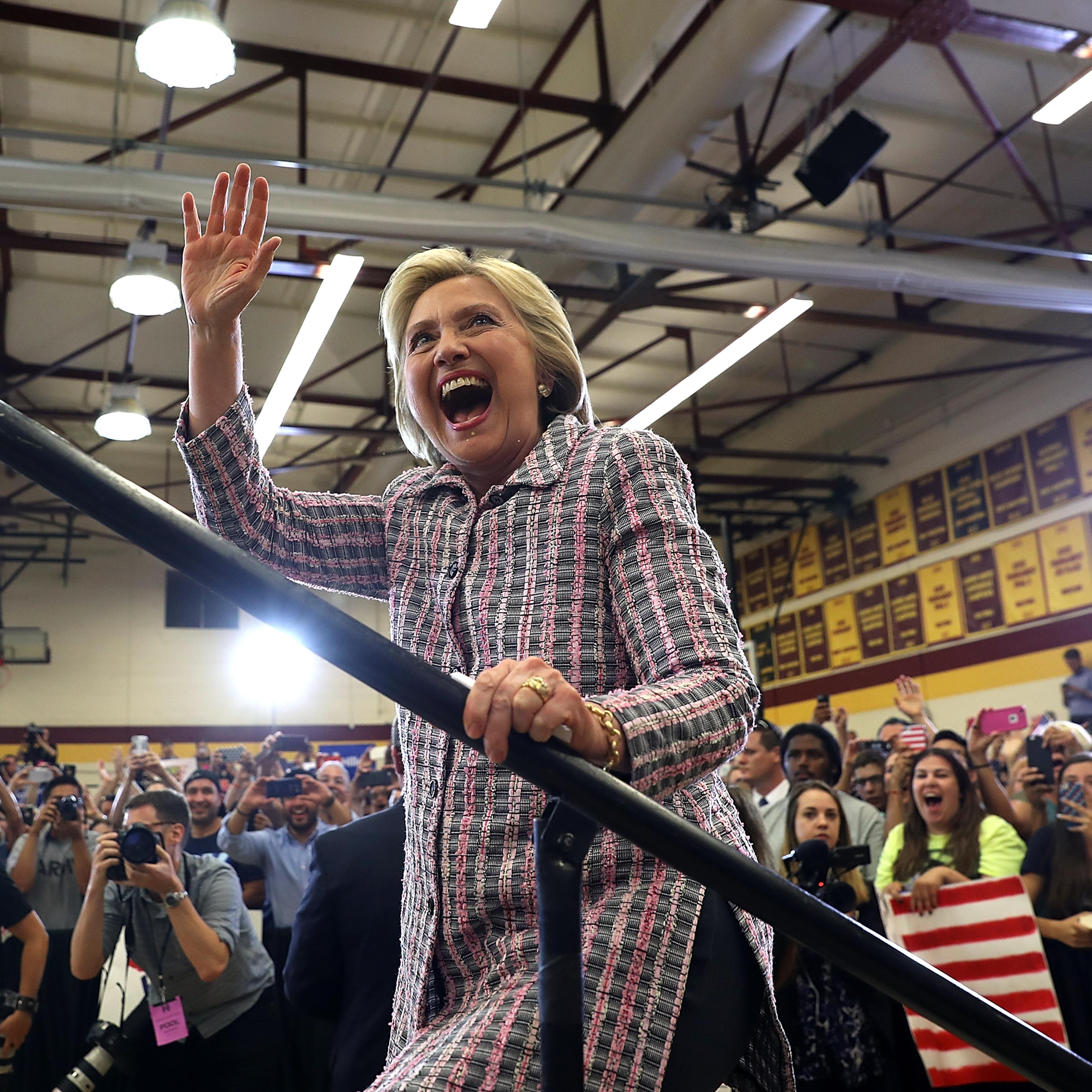 Hillary Clinton Campaigns In California's Bay Area Ahead Of State Primary