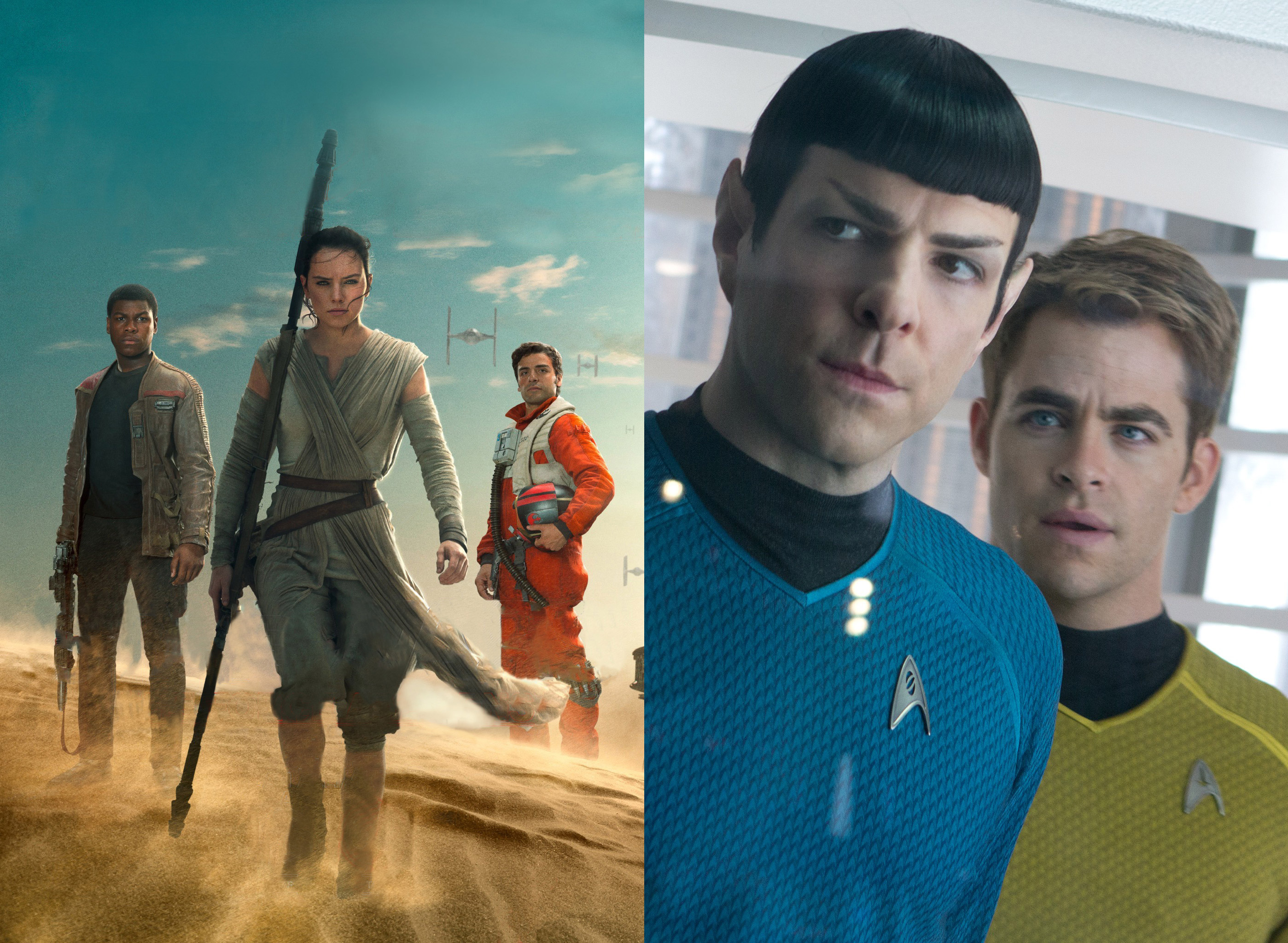 Star Wars: Episode VII (L); Star Trek: Into Darkness