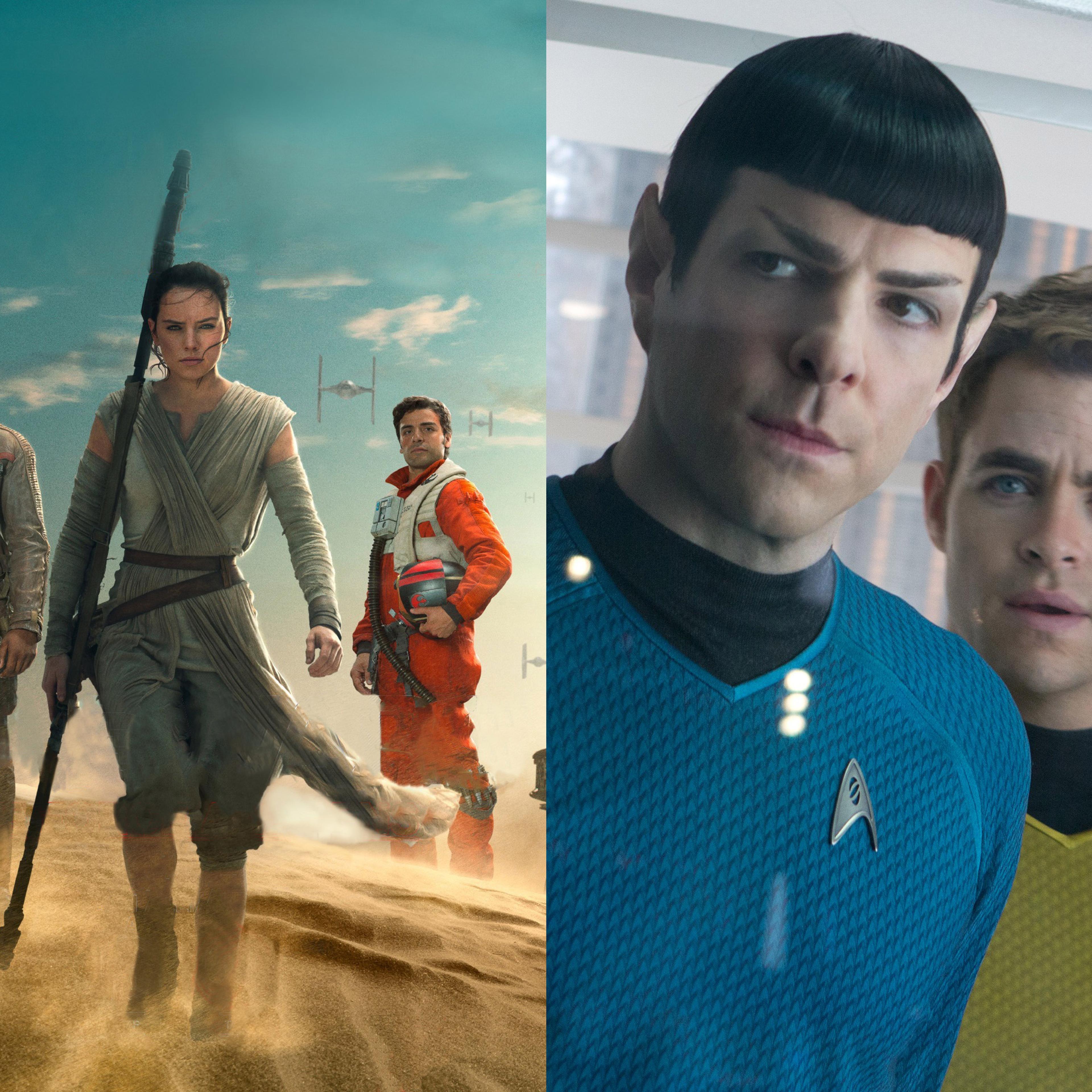 Star Wars: Episode VII (L); Star Trek: Into Darkness