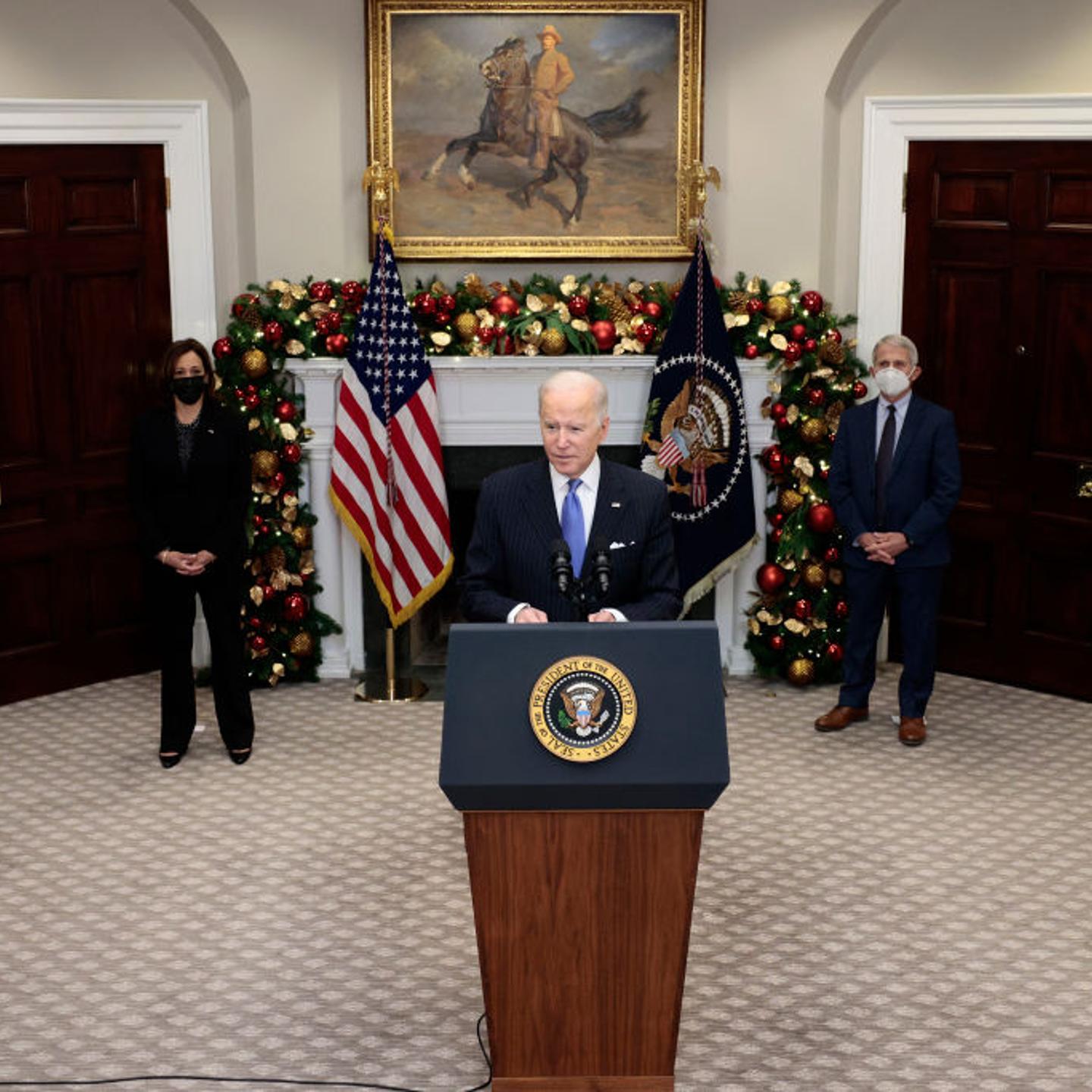 President Biden Provides Update On Omicron Coronavirus Variant