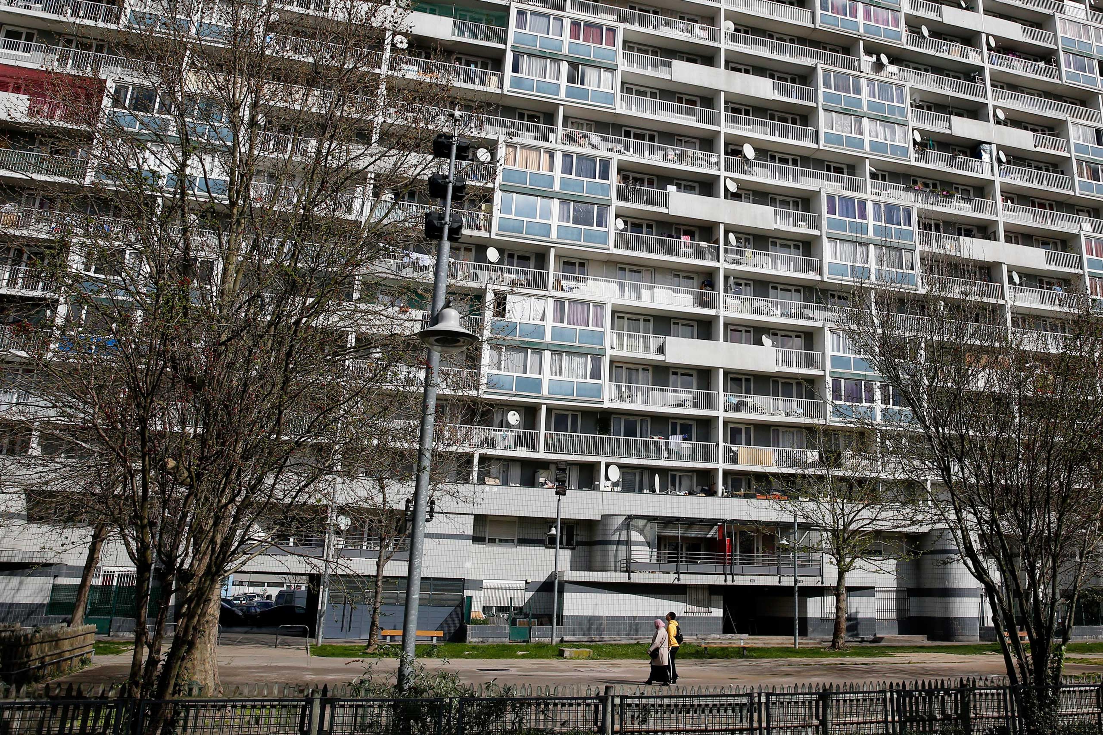 Buildings in La Courneuve, near Paris, seen in 2014.