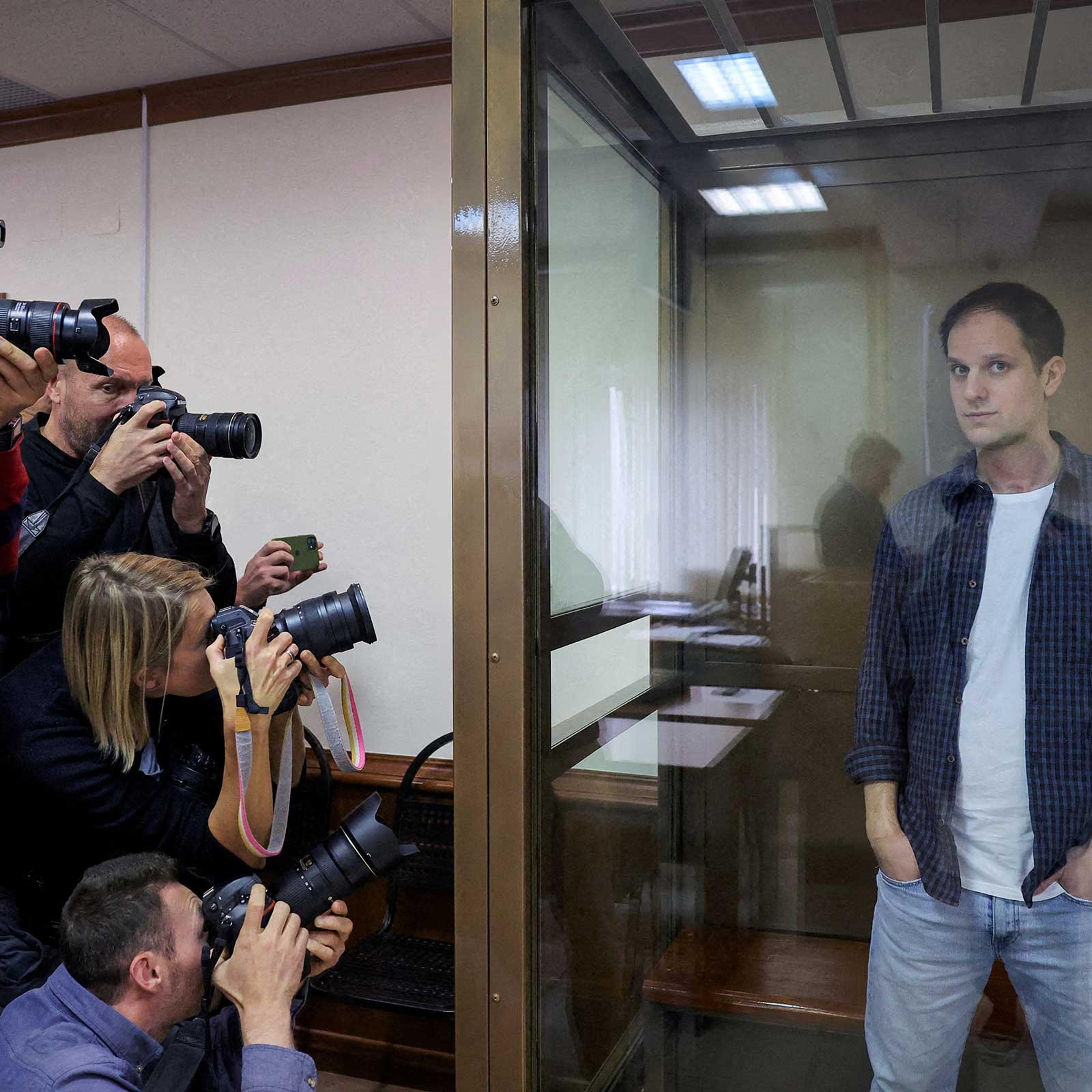 Wall Street Journal reporter Evan Gershkovich in Russia