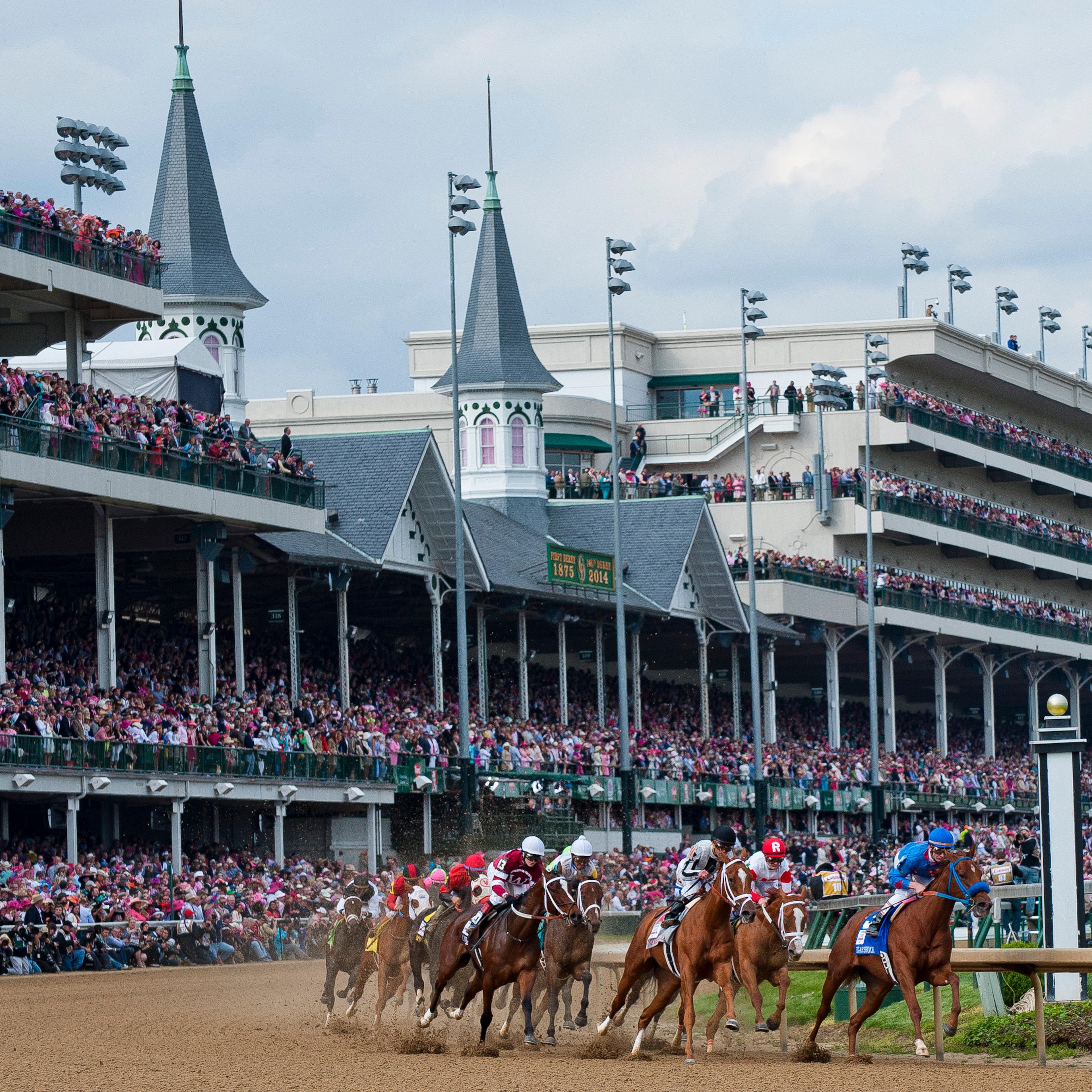 Kentucky Oaks Day at Churchill Downs in Louisville, Ky. on May 2, 2014.