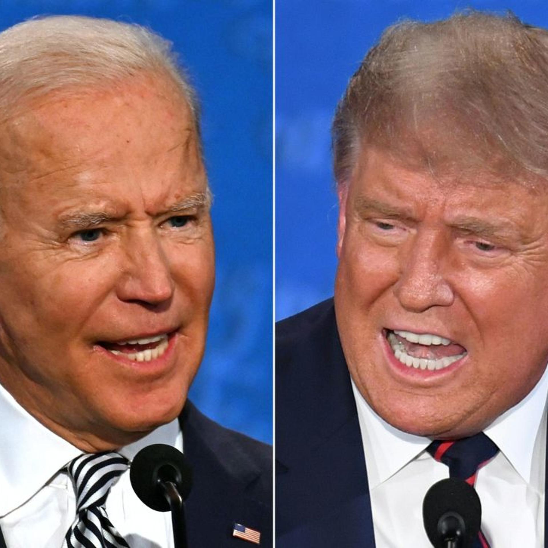 trump biden insults interruptions debate