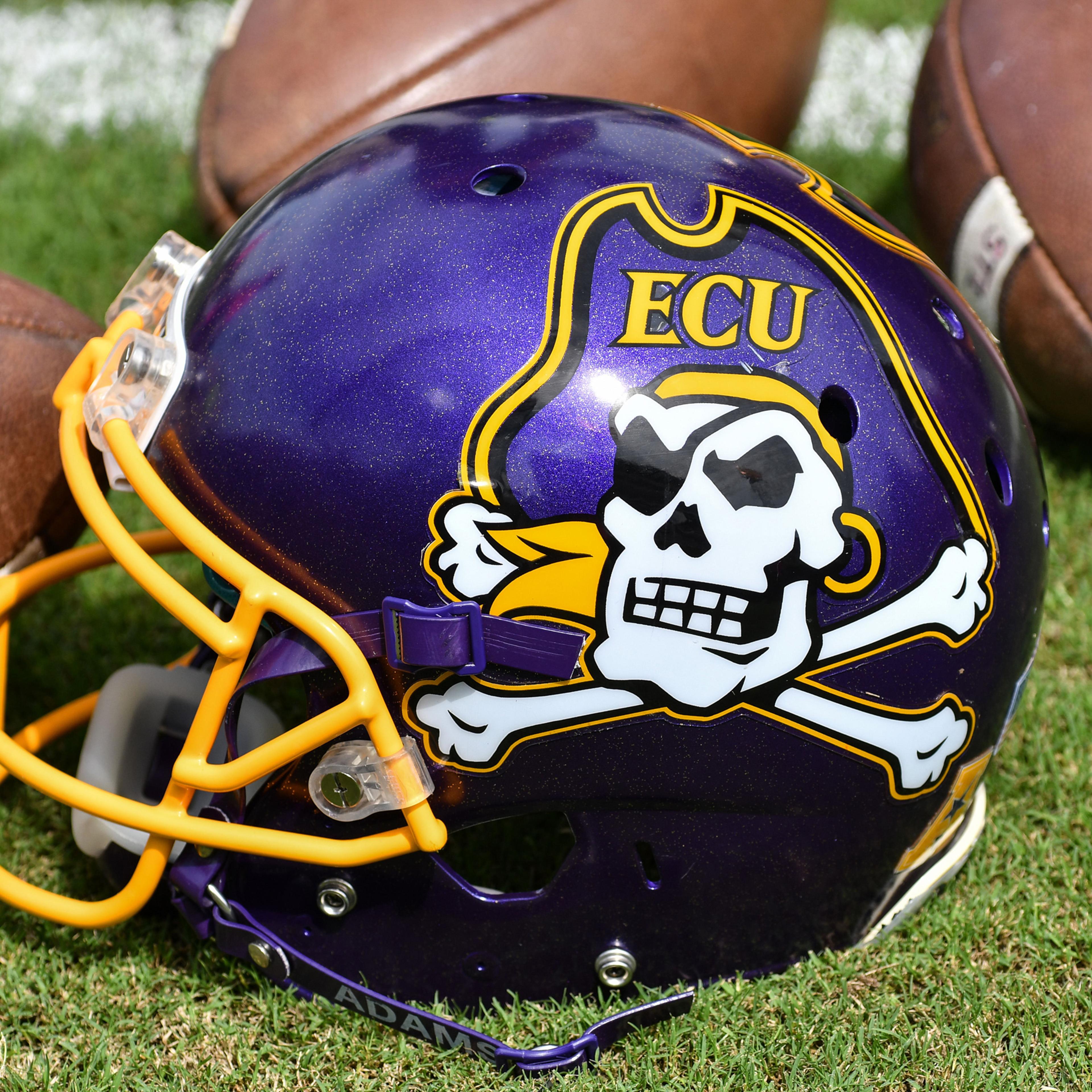 October 1, 2016: East Carolina helmet in a game between the East Carolina Pirates and the Central Florida Knights at Dowdy-Ficklen Stadium in Greenville, NC. Central Florida defeated East Carolina 47 - 29. (Photograph by Greg Thompson/Icon Sportswire) (I