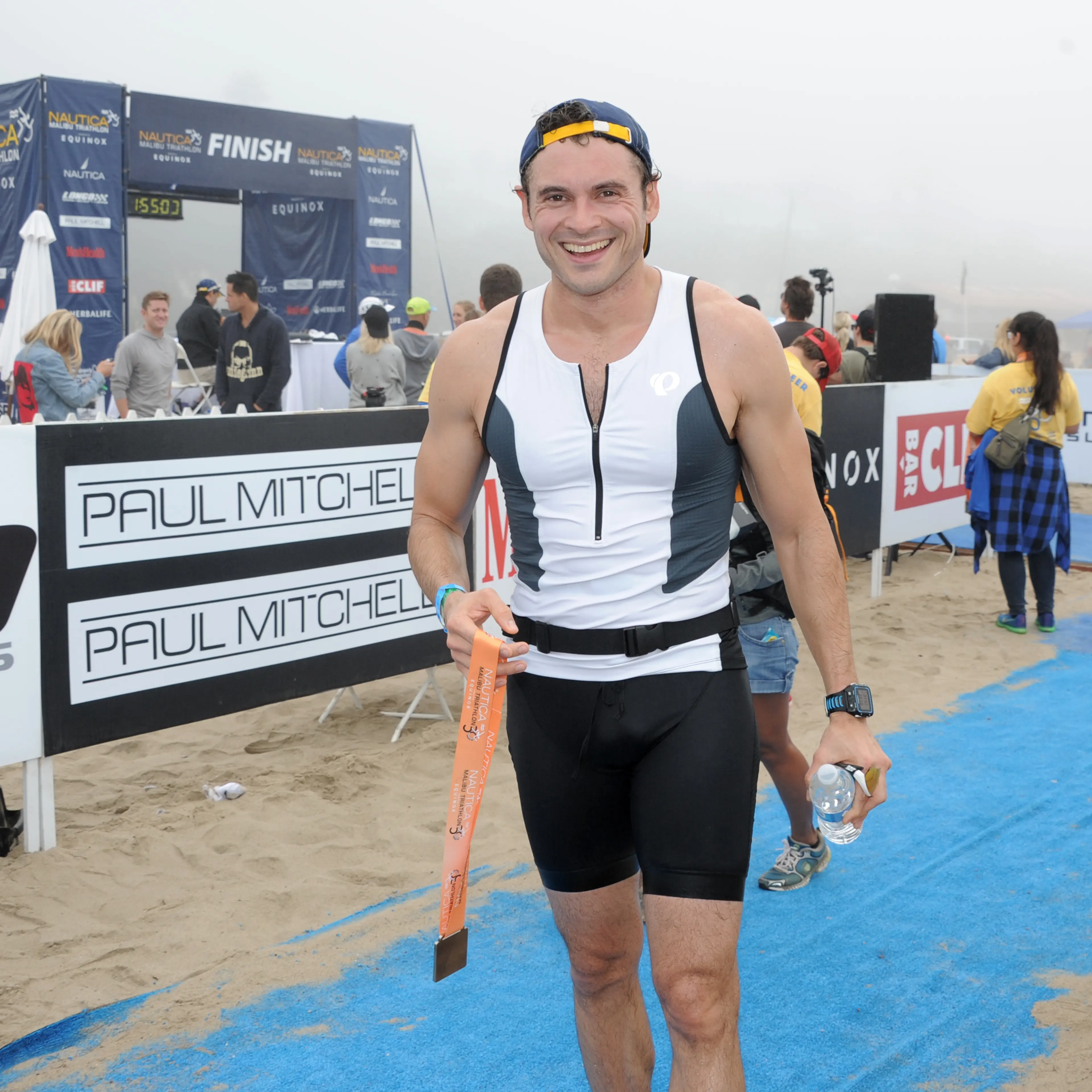 Adan Canto at the Nautica Malibu Triathlon Presented By Equinox