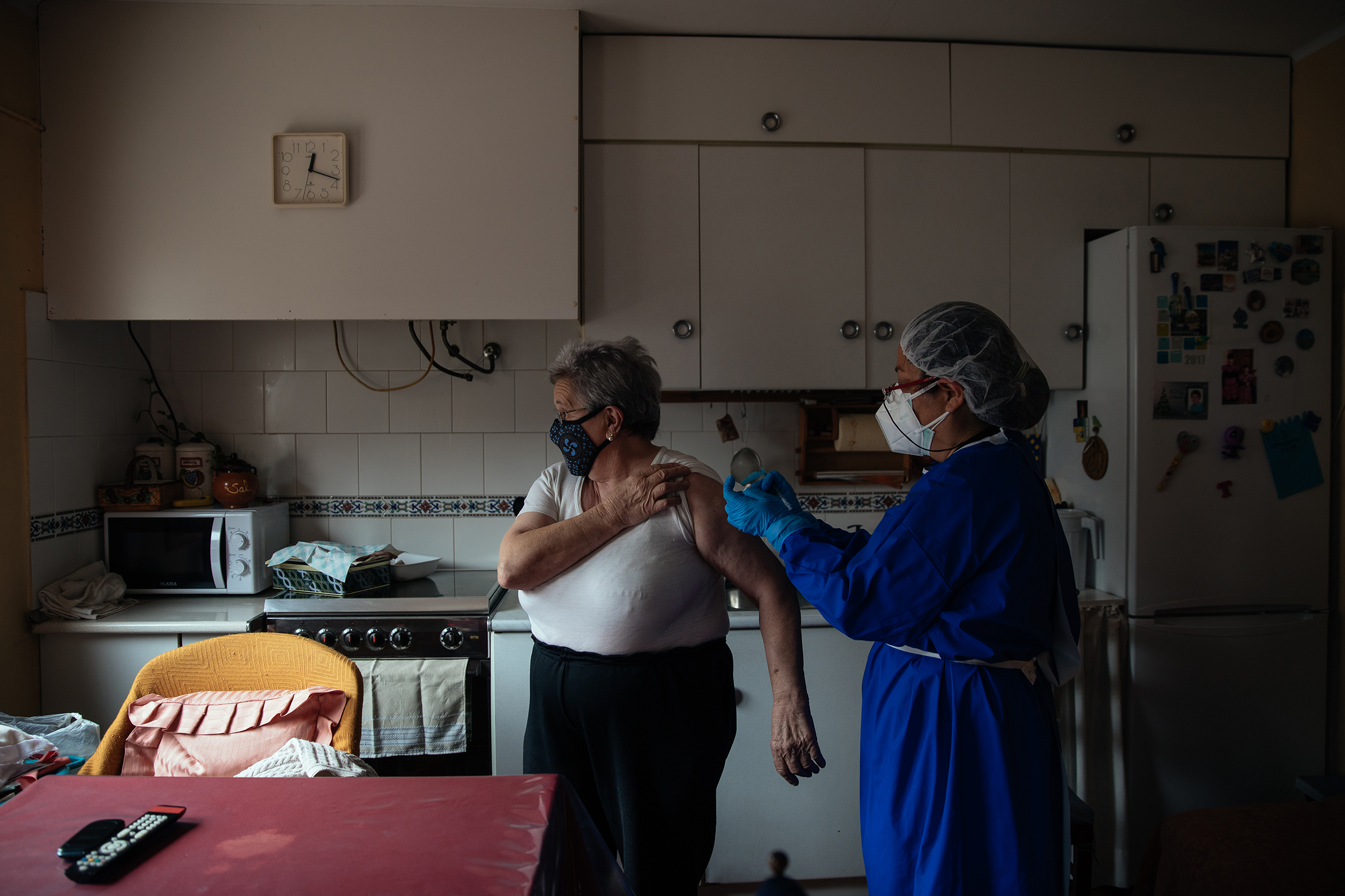 Vaccine Campaign In Rural Spain
