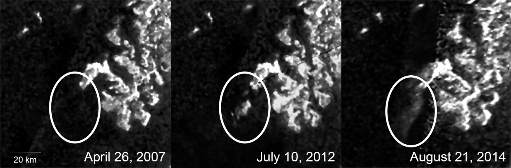 What in the world? The mystery formation as seen over time