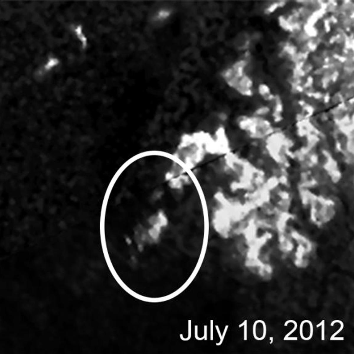 What in the world? The mystery formation as seen over time