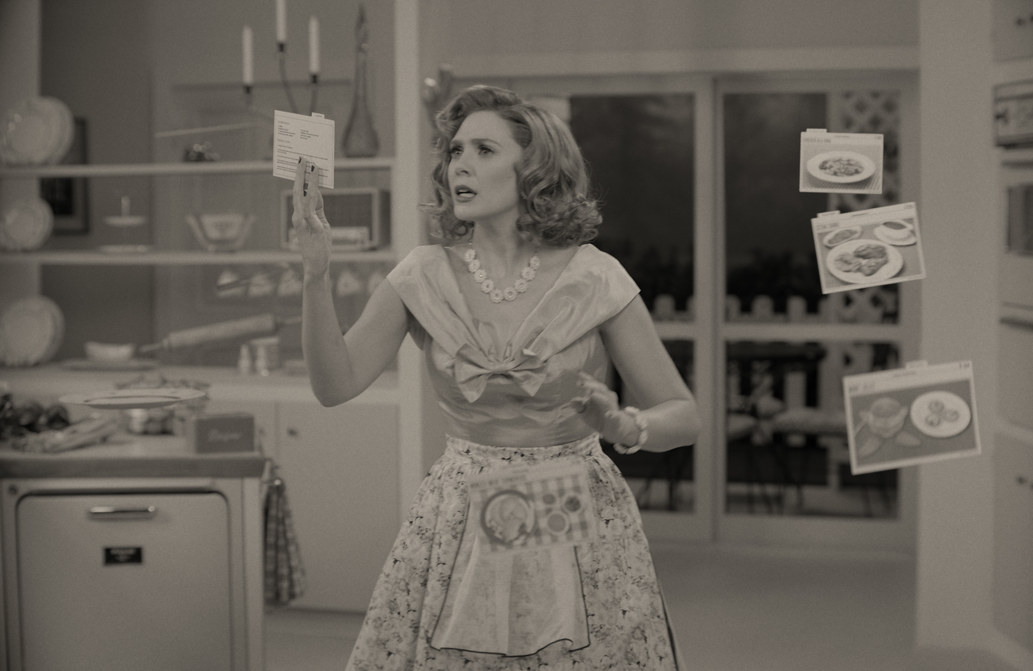 Elizabeth Olsen as Wanda in <i>WandaVision</i>