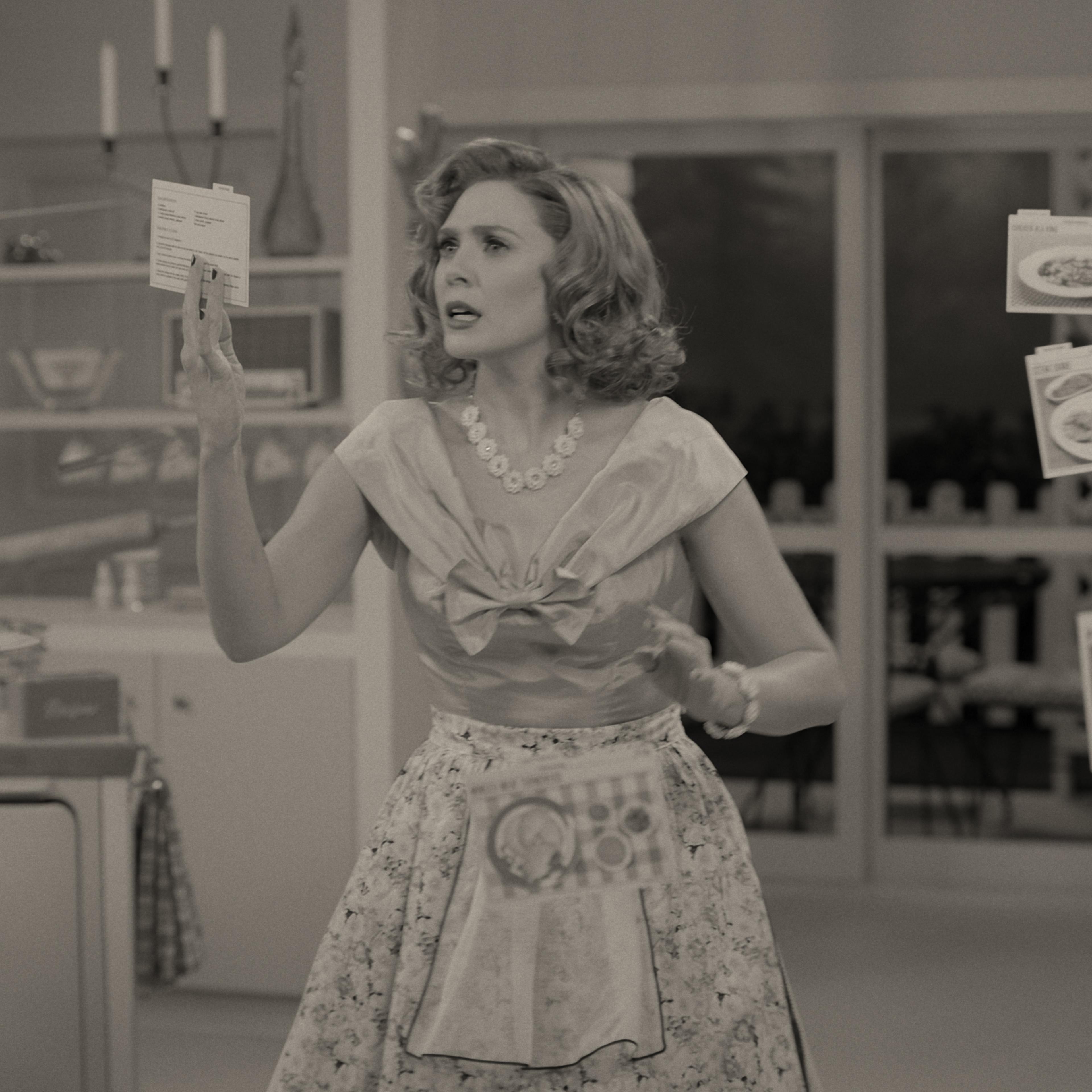 Elizabeth Olsen as Wanda in <i>WandaVision</i>