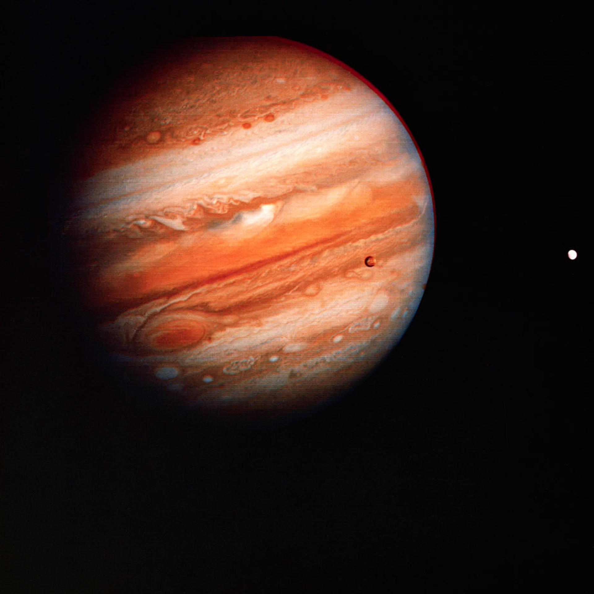 Jupiter, Io, and Europa