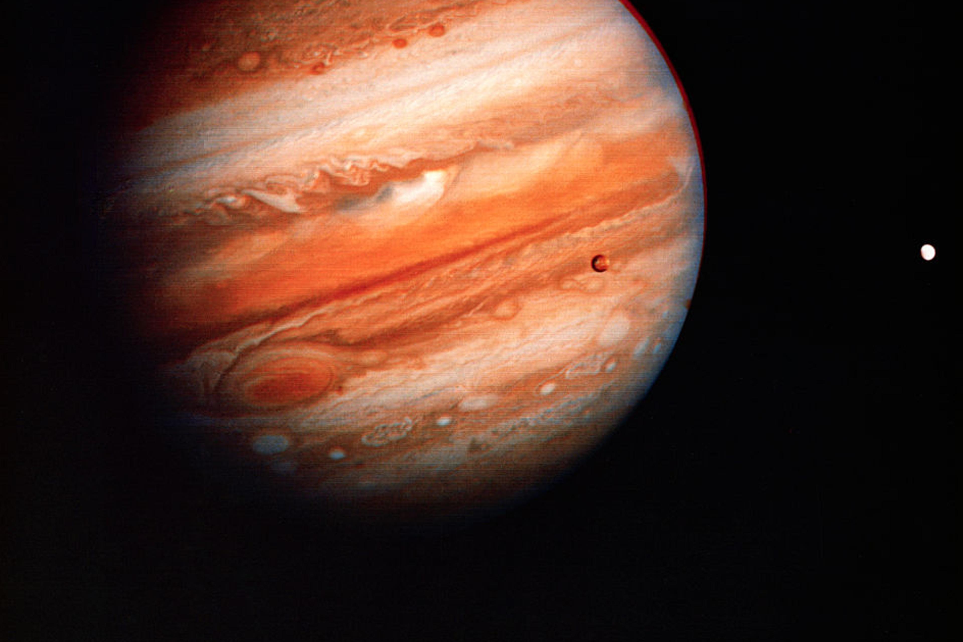 Jupiter, Io, and Europa