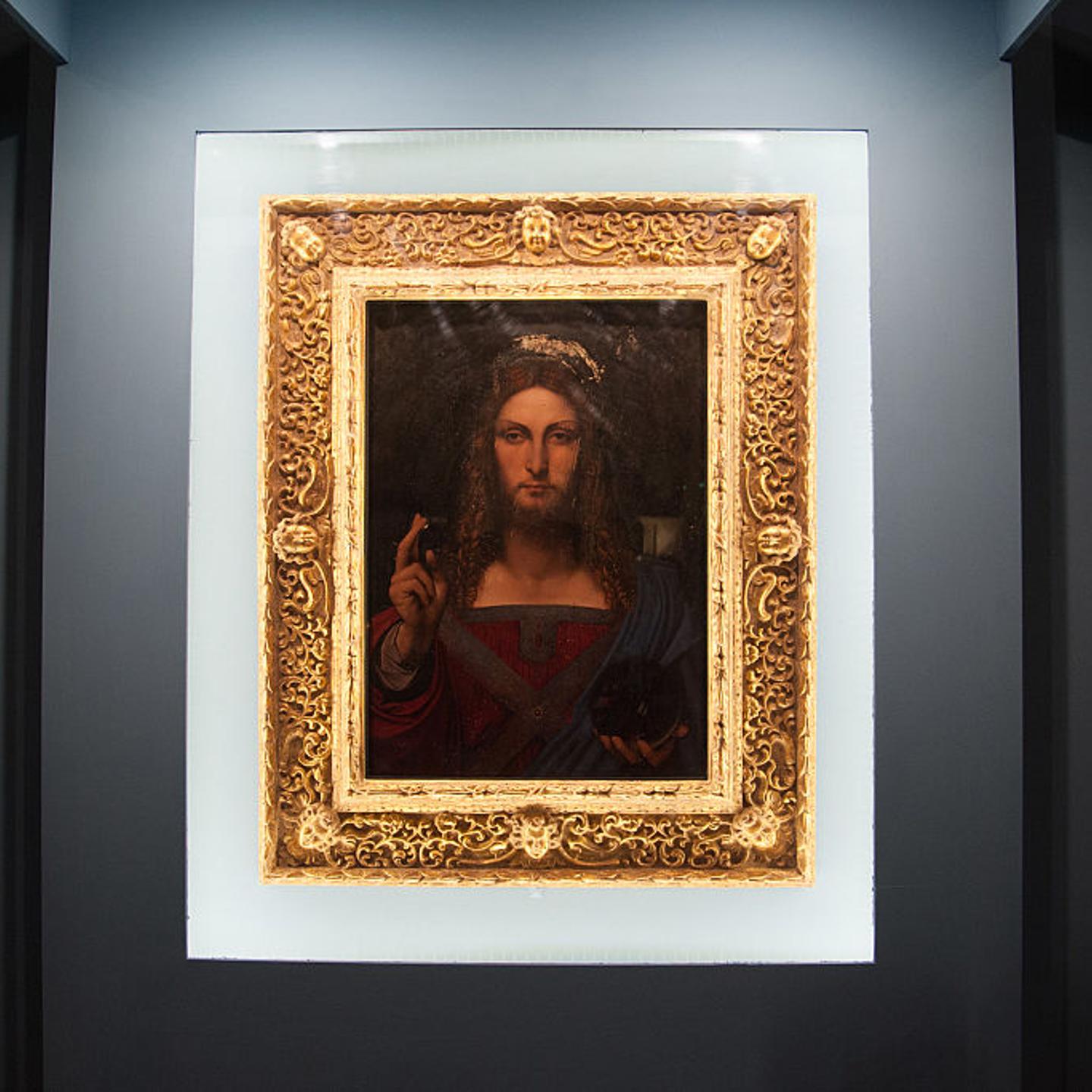 Leonardo Da Vinci 'Salvator Mundi' Exhibition In Naples