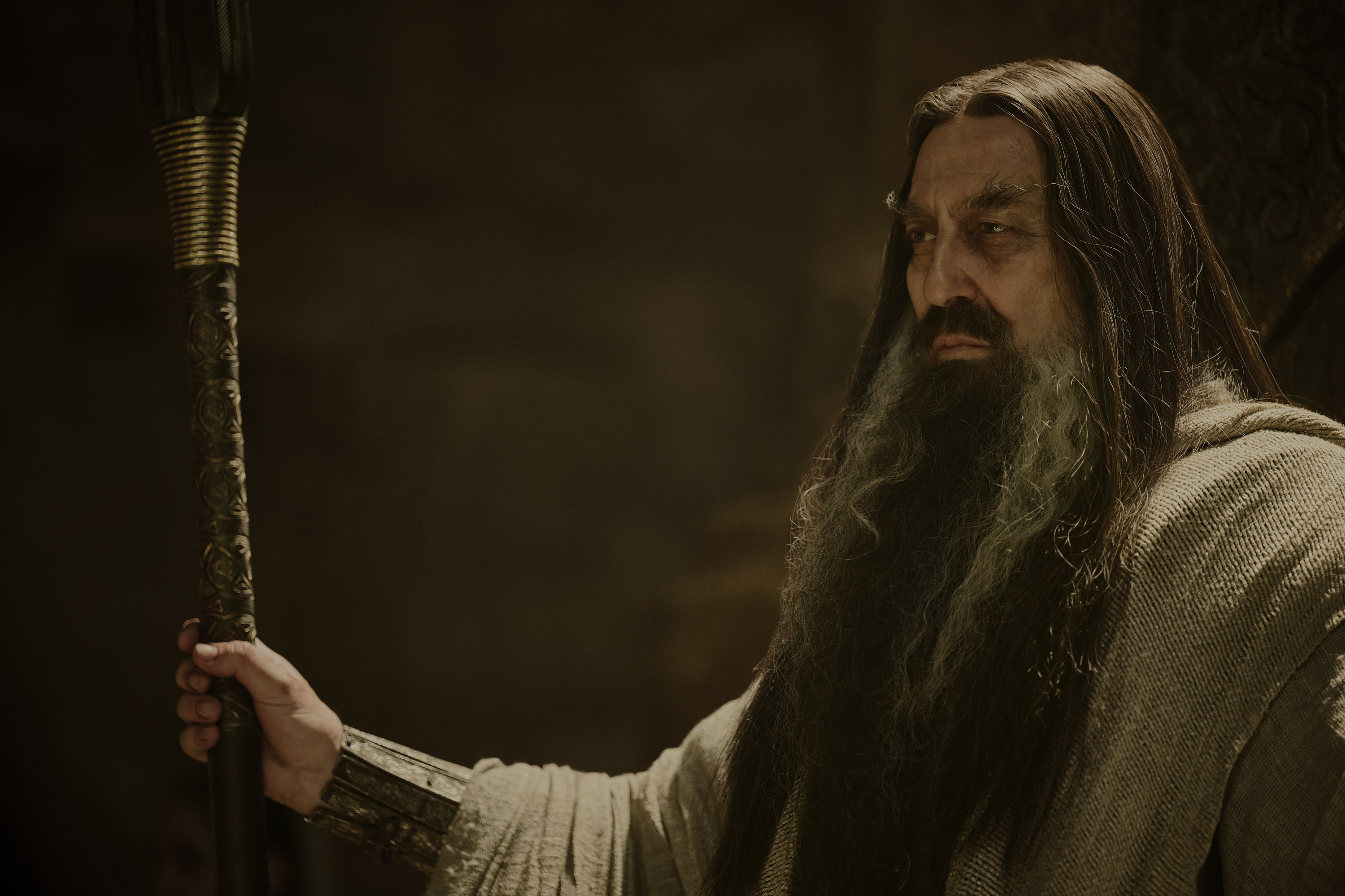 Ciarán Hinds as the "Dark Wizard"