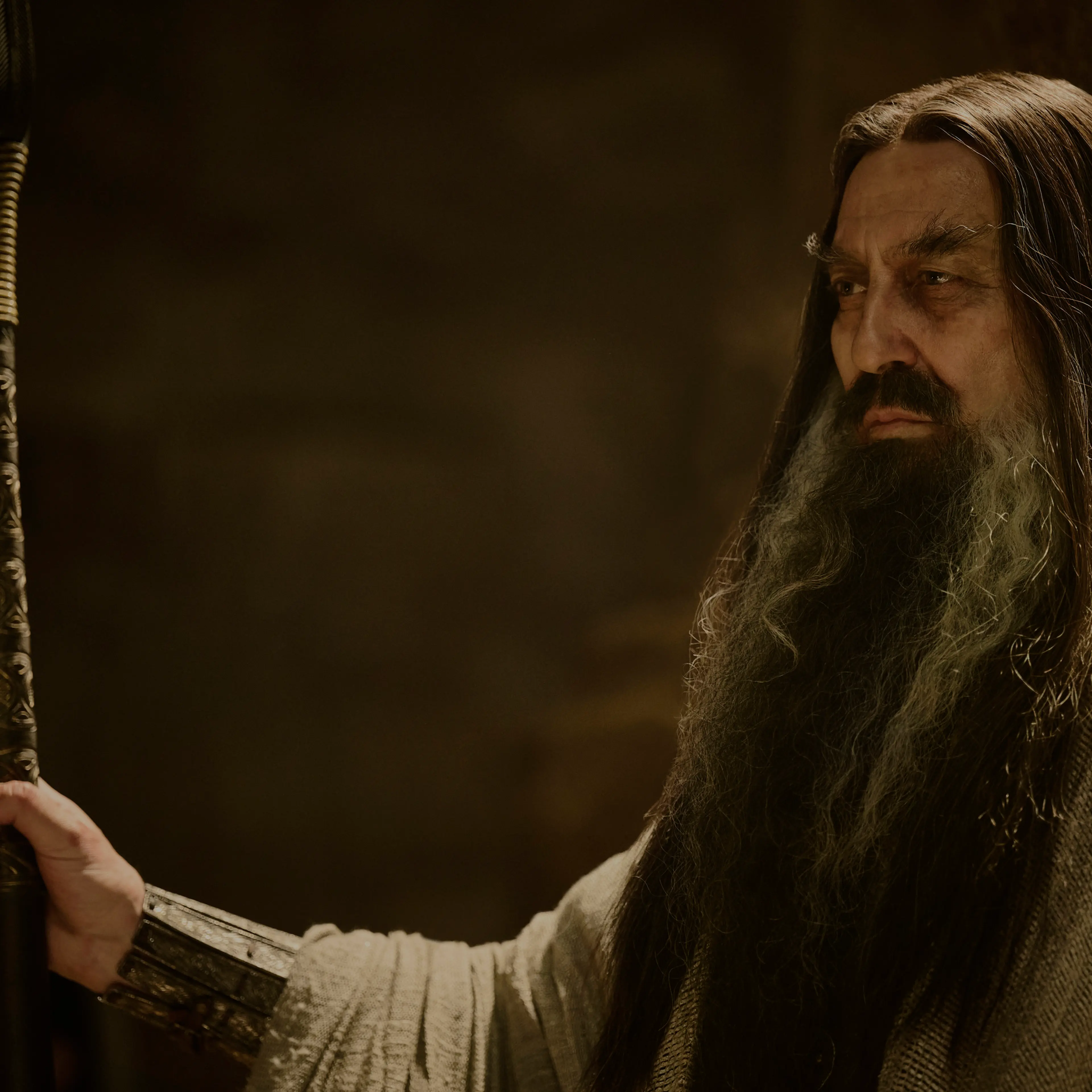 Ciarán Hinds as the "Dark Wizard"