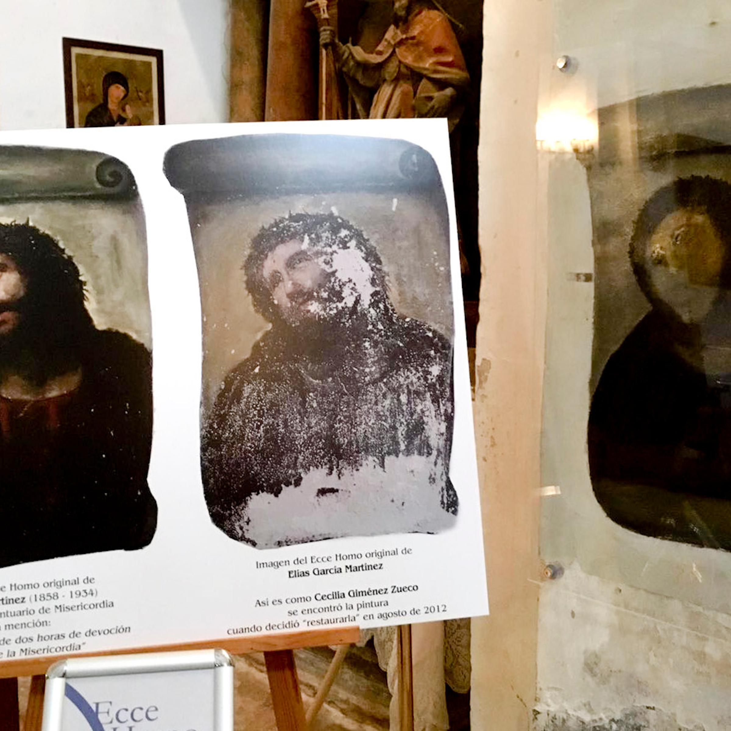 Spain Botched Restoration in Zaragoza, Spain