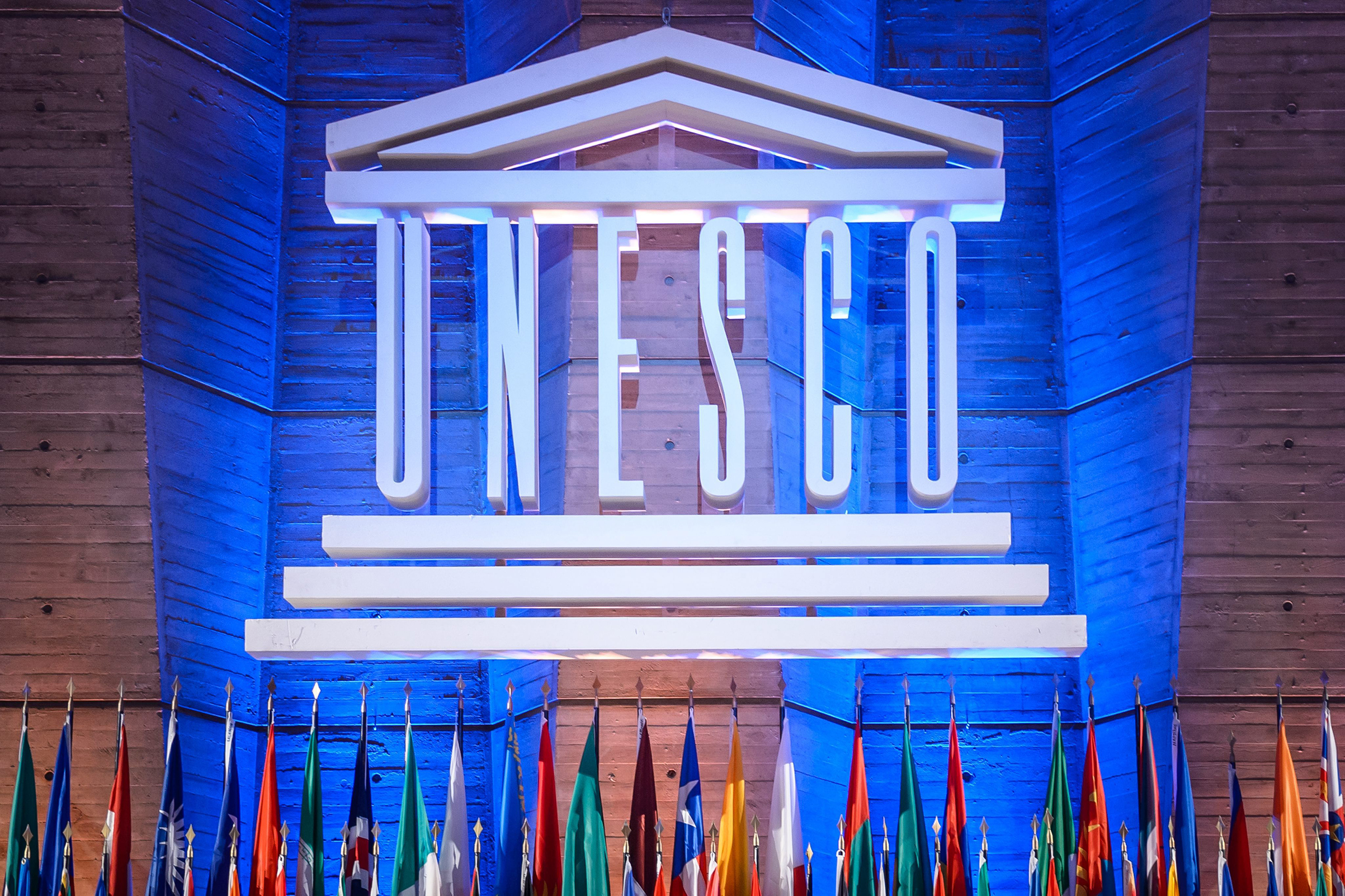 The United Nations Educational Scientific and Cultural Organization Headquarters in Paris, Nov. 9, 2015 during the 38th Session of the Unesco General Conference.