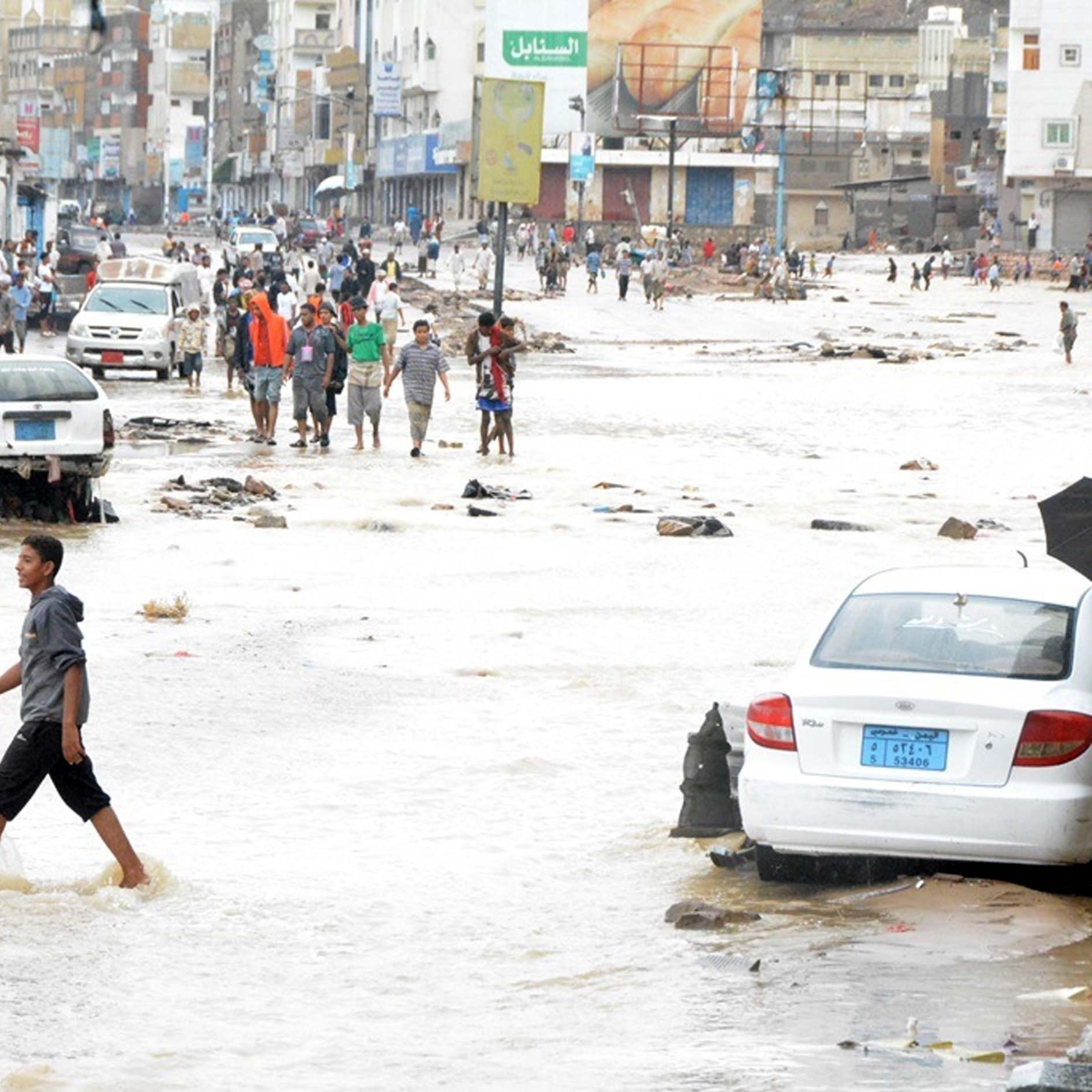 Cyclone Chapala in Yemen