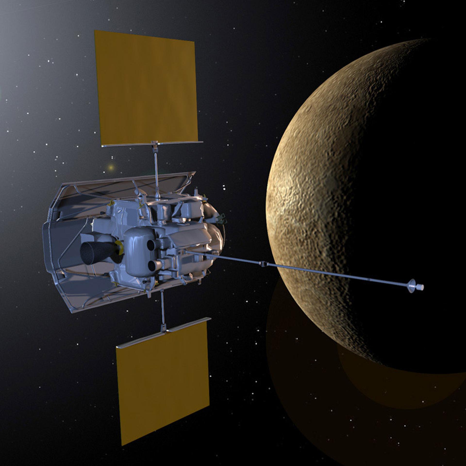 NASA MESSENGER Mercury crash