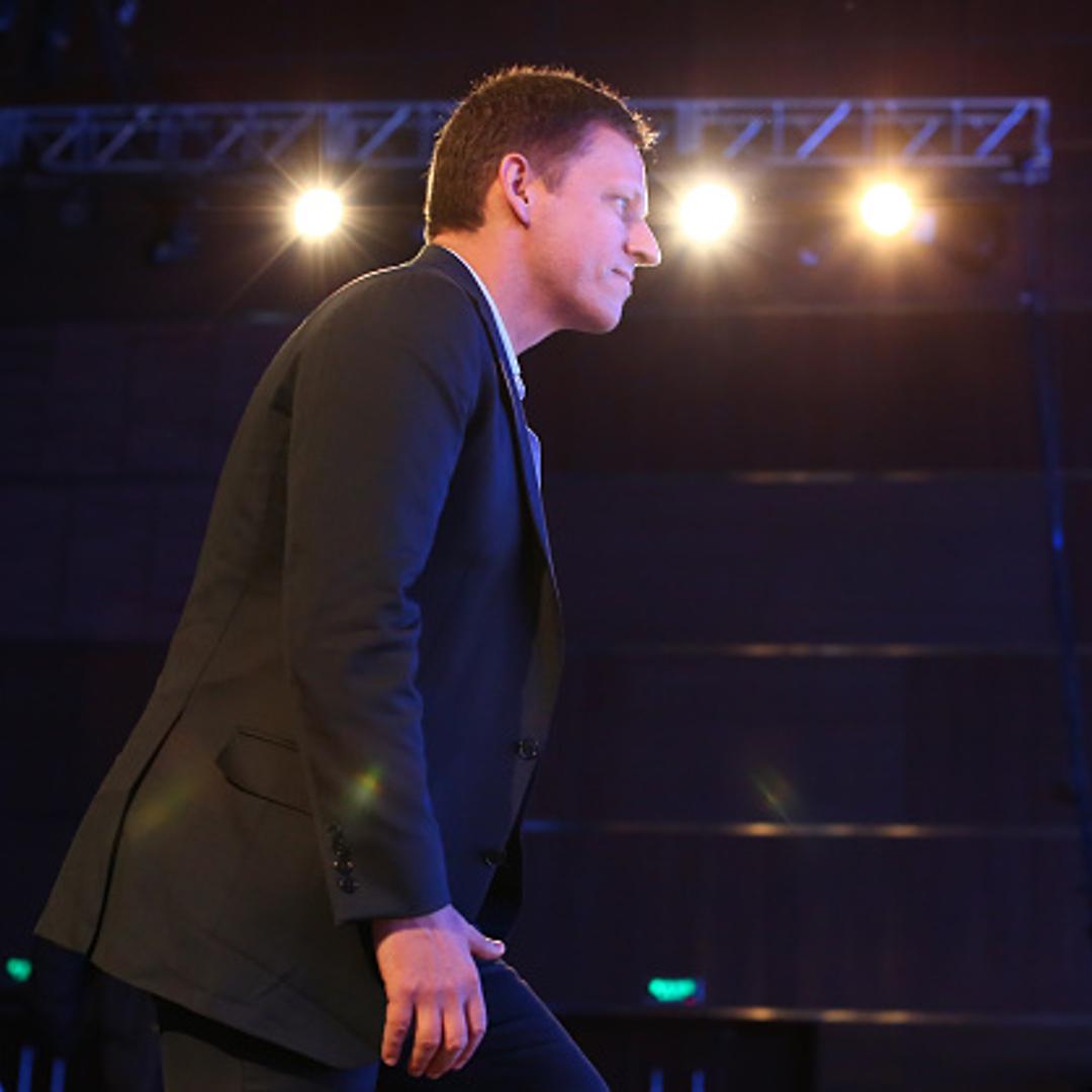 Peter Thiel, co-founder of PayPal Inc., speaks during a forum themed on entrepreneurship and investment at China National Convention Center on February 27, 2015 in Beijing, China.