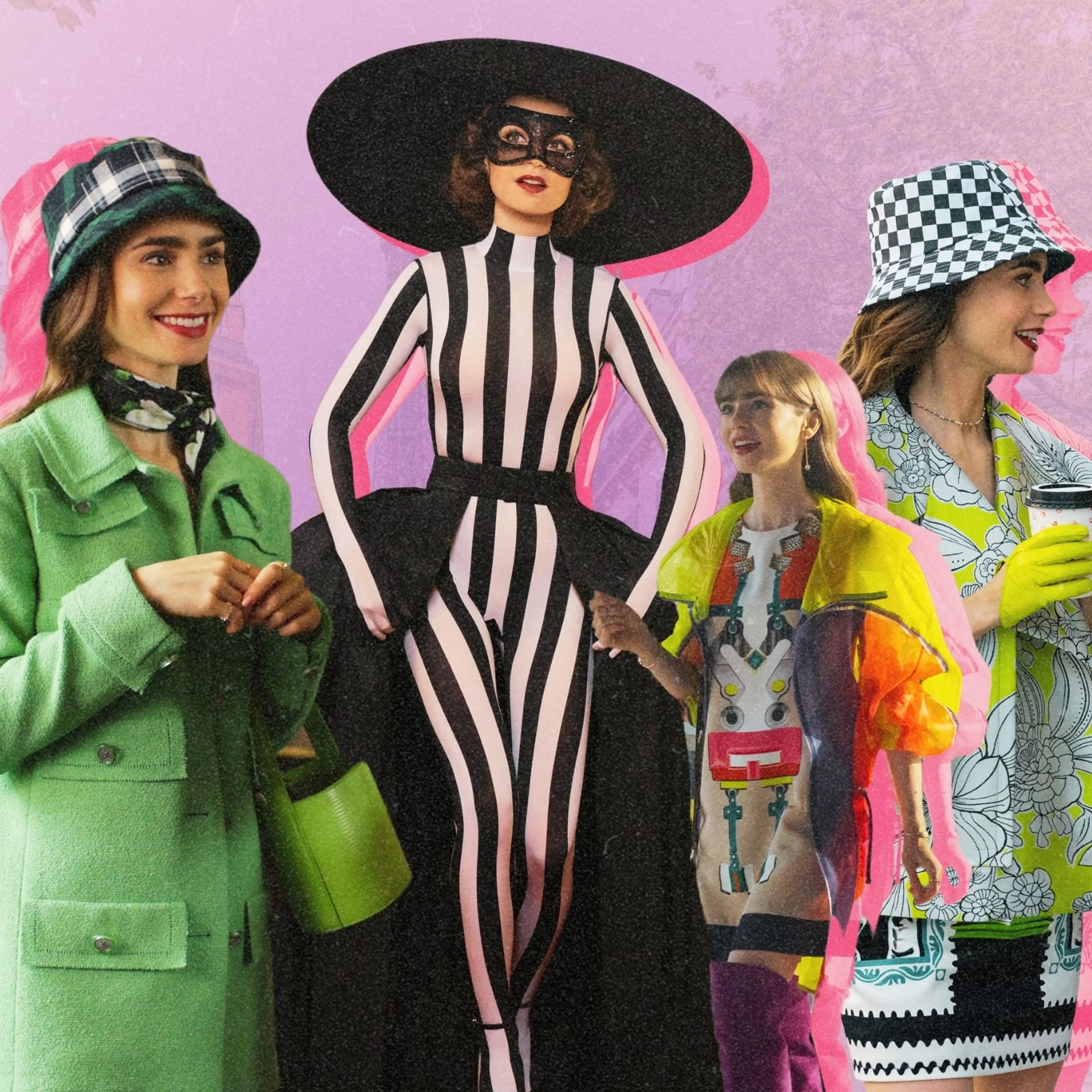 Different interesting outfits worn by Emily in Emily in Paris