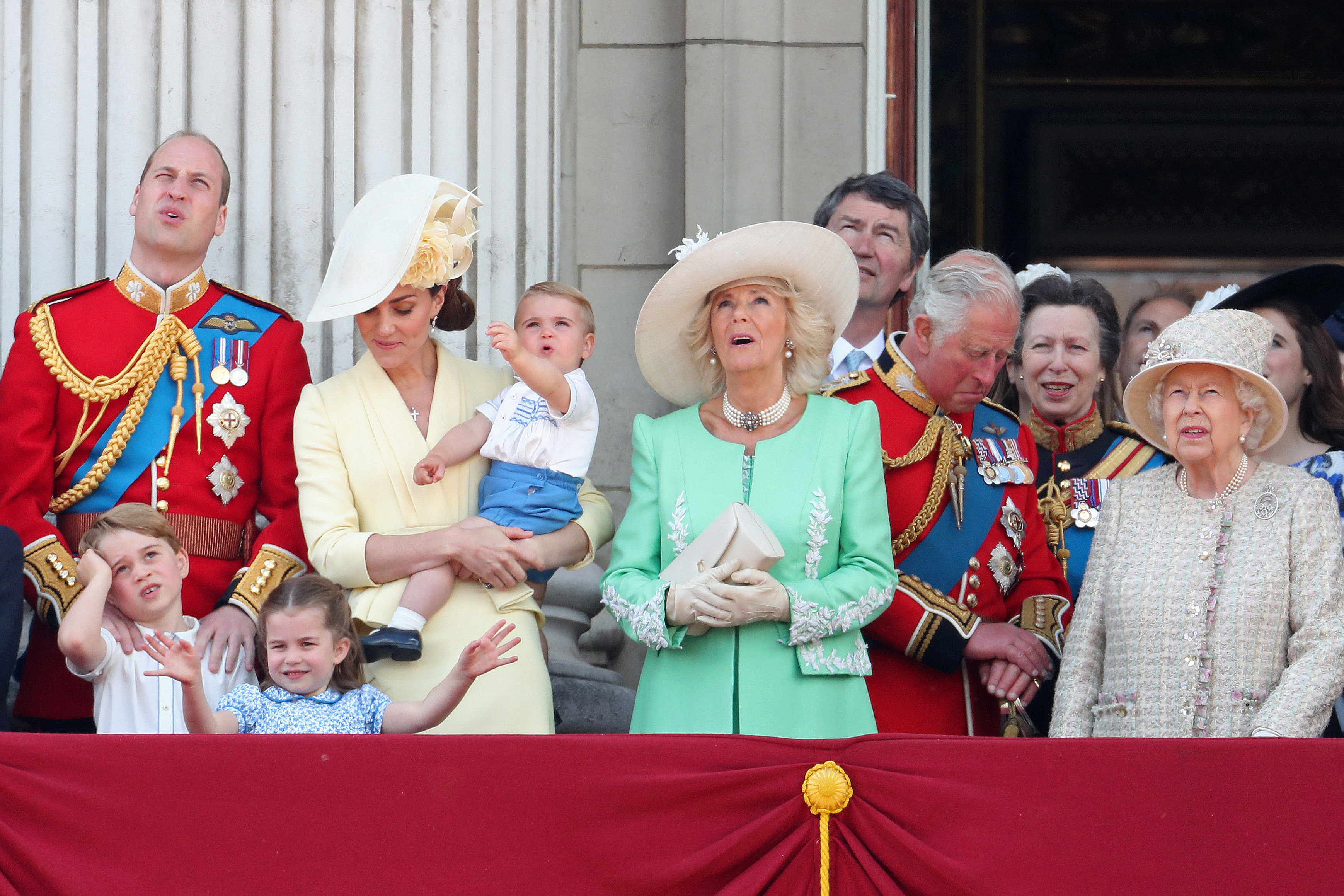 Trooping The Colour balcony 2019