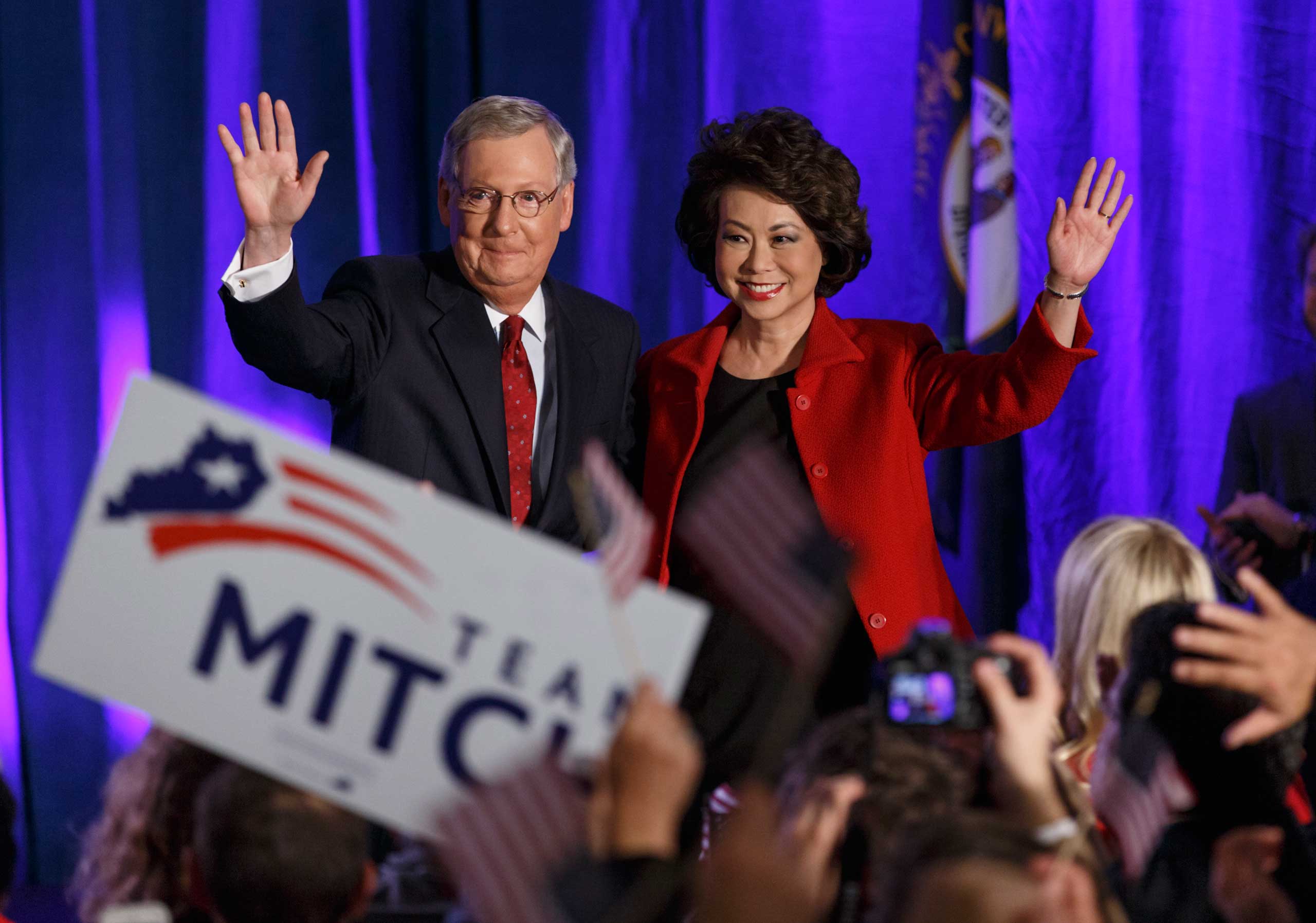 Mitch McConnell, Elaine Chao
